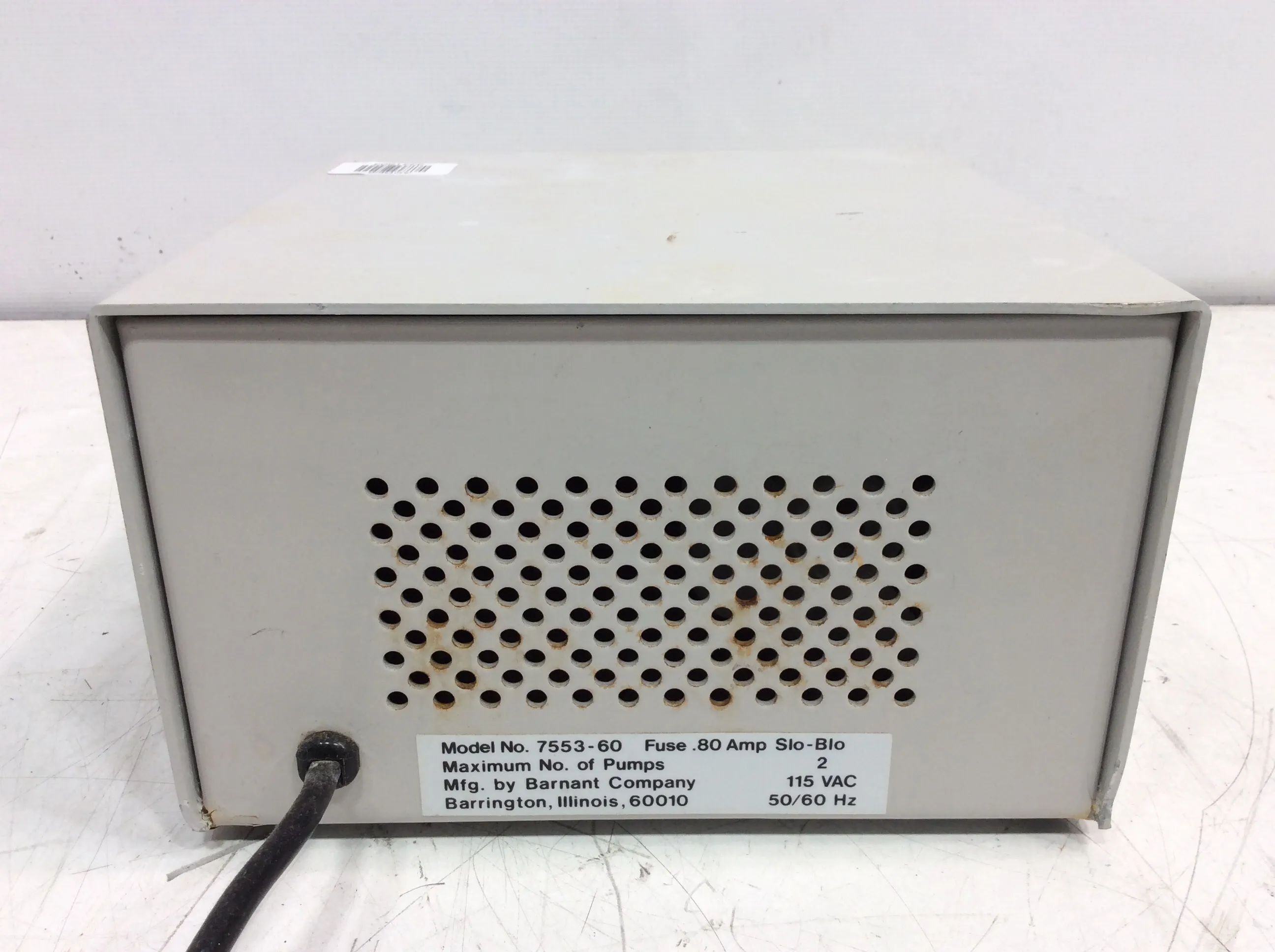 Cole-Parmer MasterFlex Pump Controller 7553-60 | PXB005A50 - Used Laboratory Peristaltic Pump