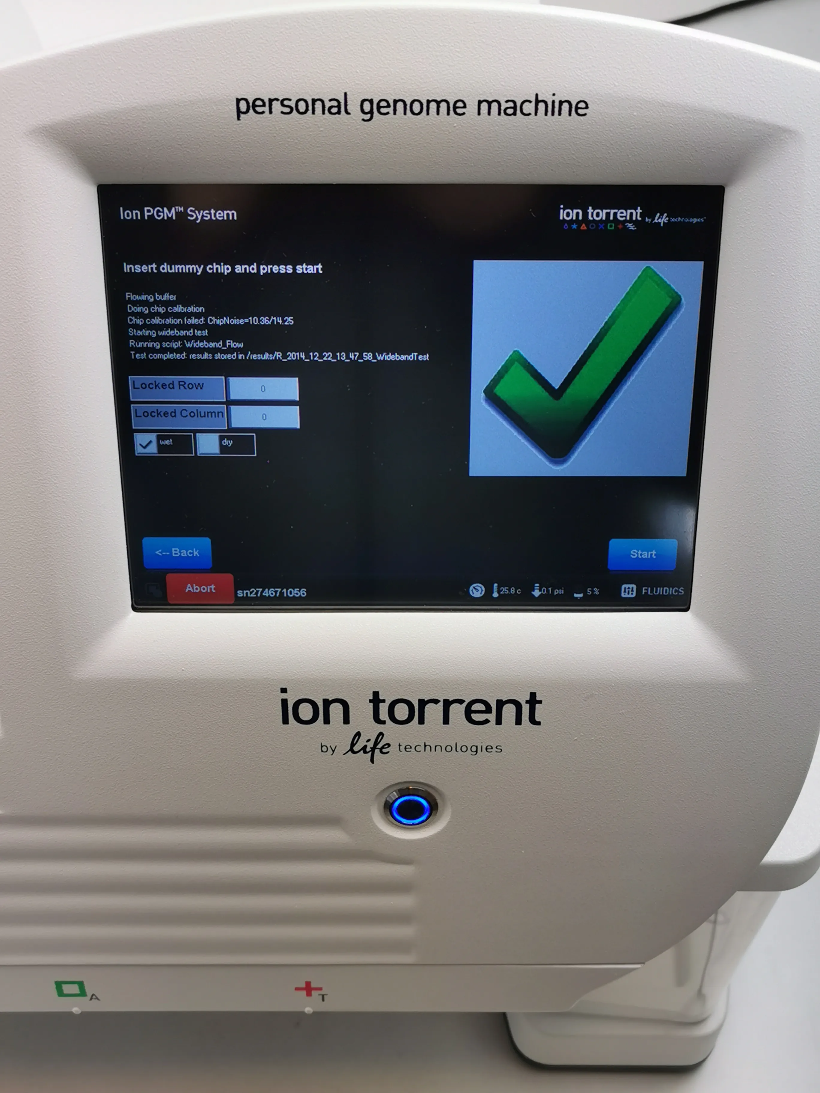 Ion Torrent 7467 Personal Genome PGM System