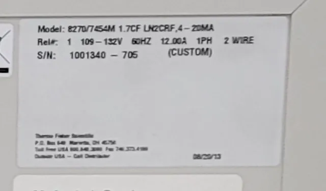 Thermo Scientific CryoMed 7454M Controlled-Rate Freezer