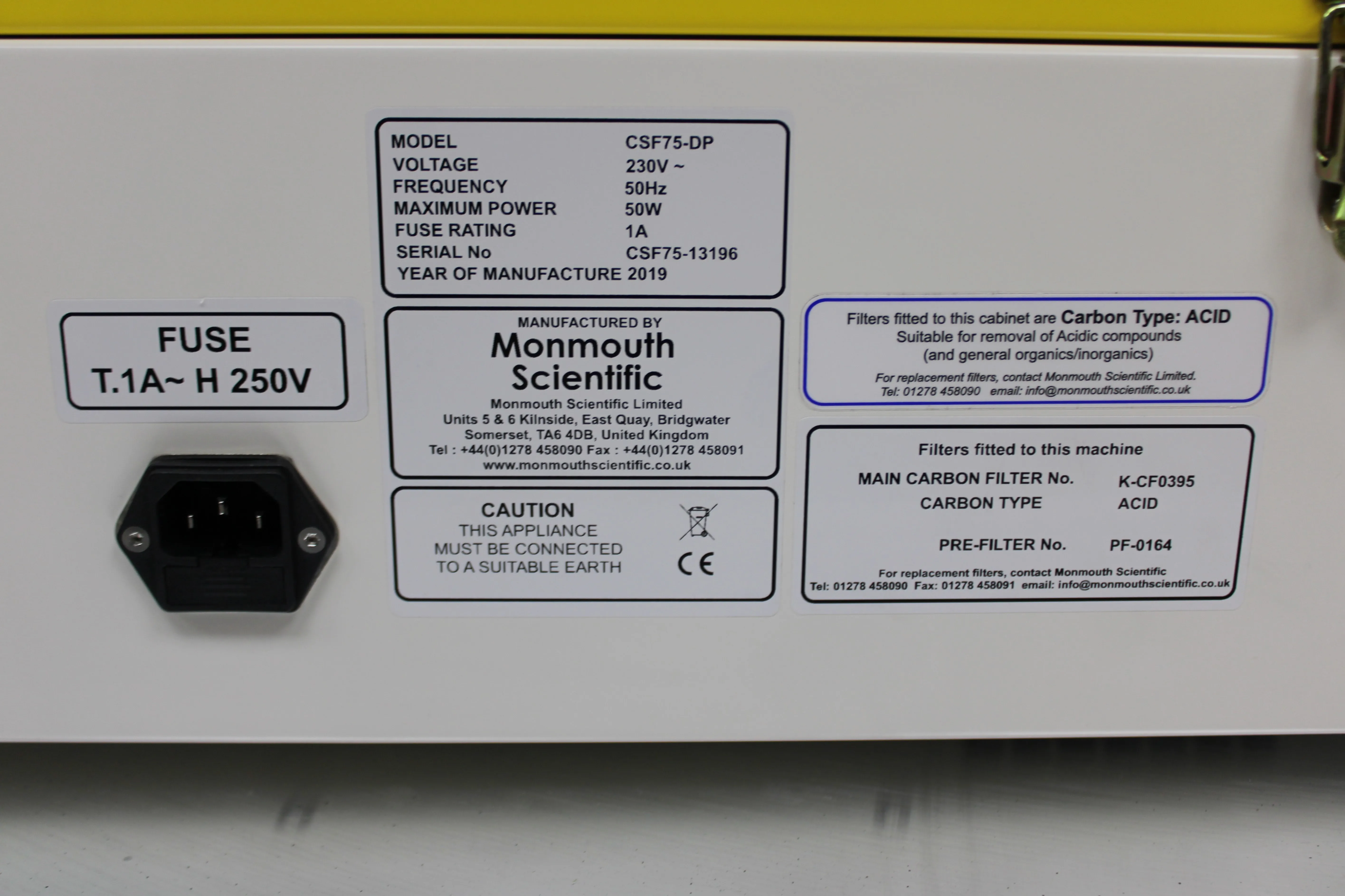 DUPERTHAL 29-201267-030 Flammable Cabinet with Ventilator