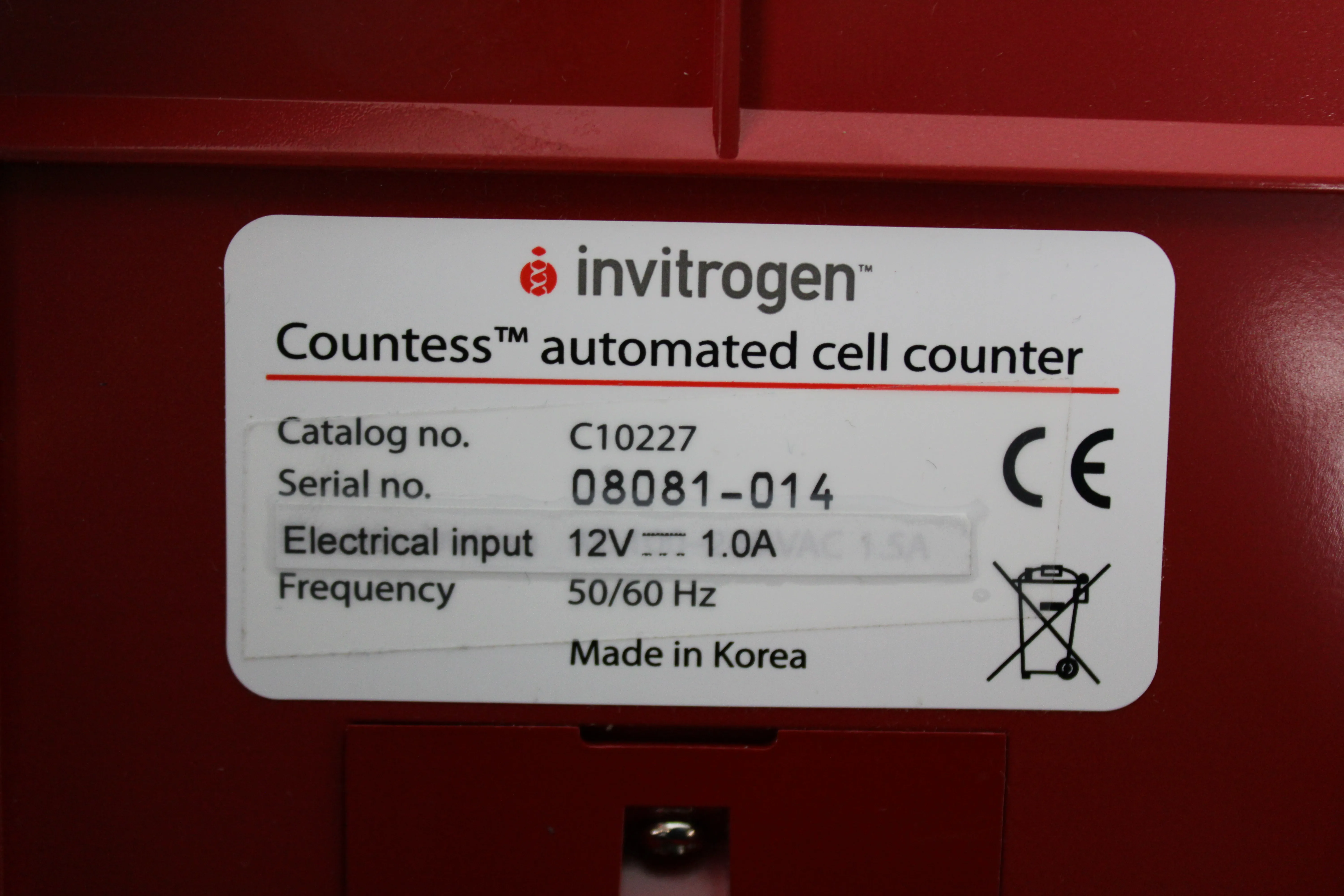 Invitrogen Countess C10227 Automated Cell Counter w/case