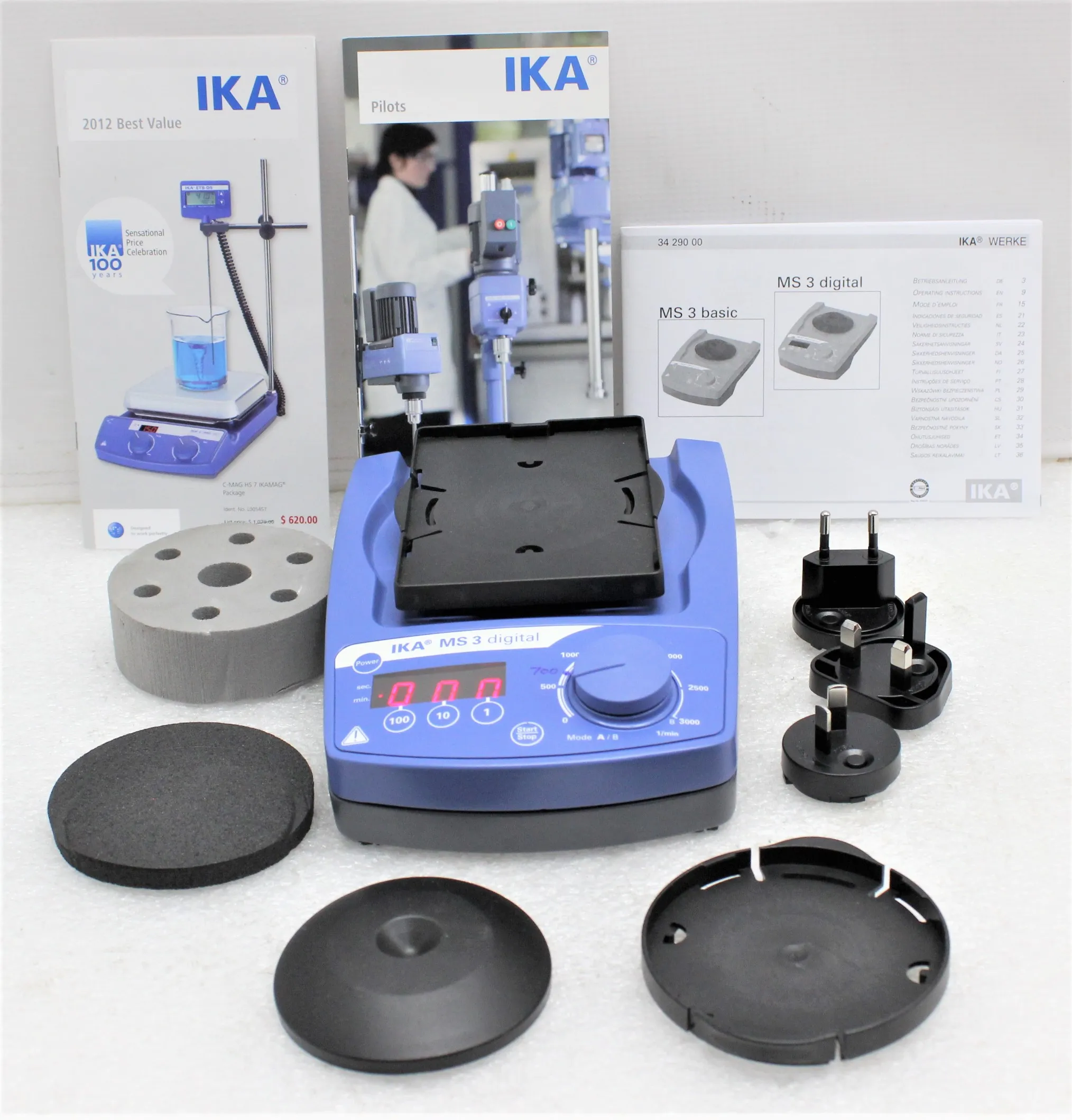 Sigma-Aldrich IKA MS 3 Digital Orbital Shaker 240V 50Hz/60Hz 03.380651