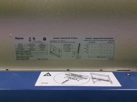 Thermo Fisher HERAsafe KS (NSF) Class II, Type A2 Biological Safety Cabinet 41923281