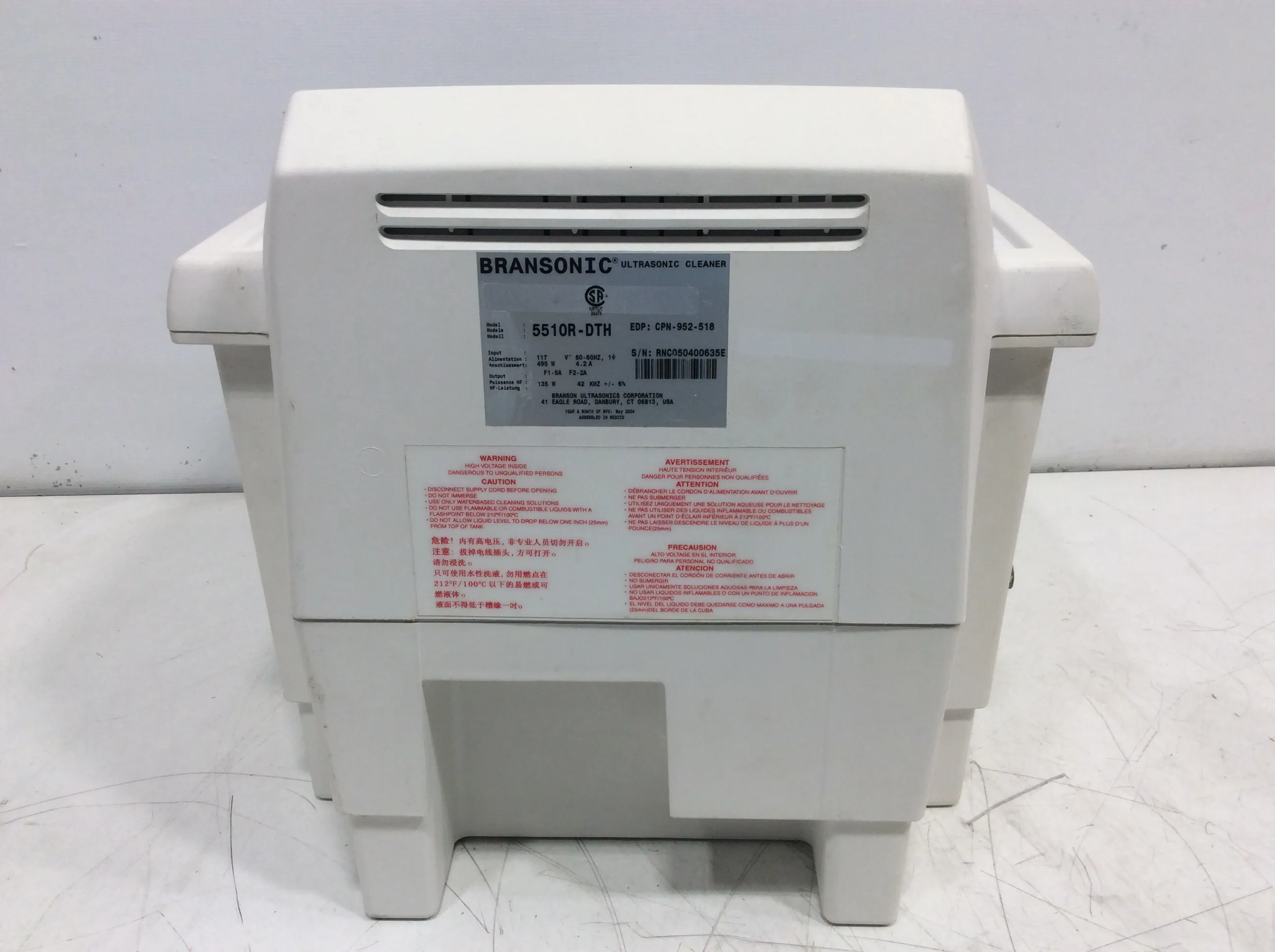 Branson 5510 Ultrasonic Cleaner