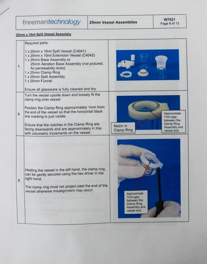 Freeman Technology  Powder Flow Testing FT4 Powder Rheometer