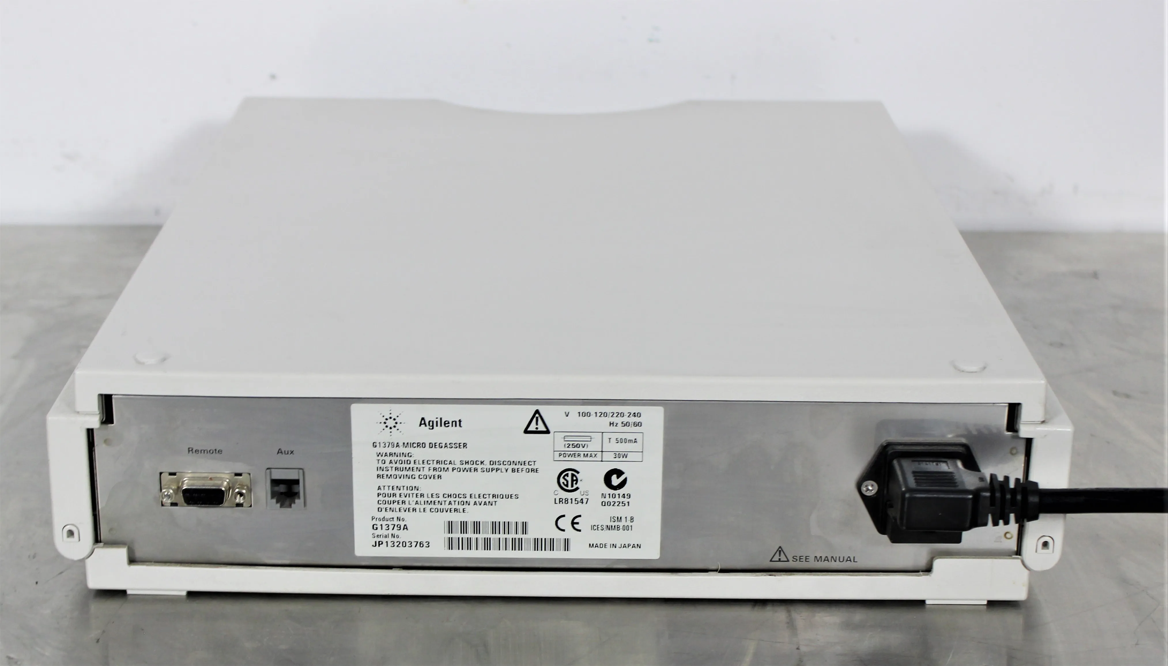 Agilent HPLC G1379A Solvent Degasser