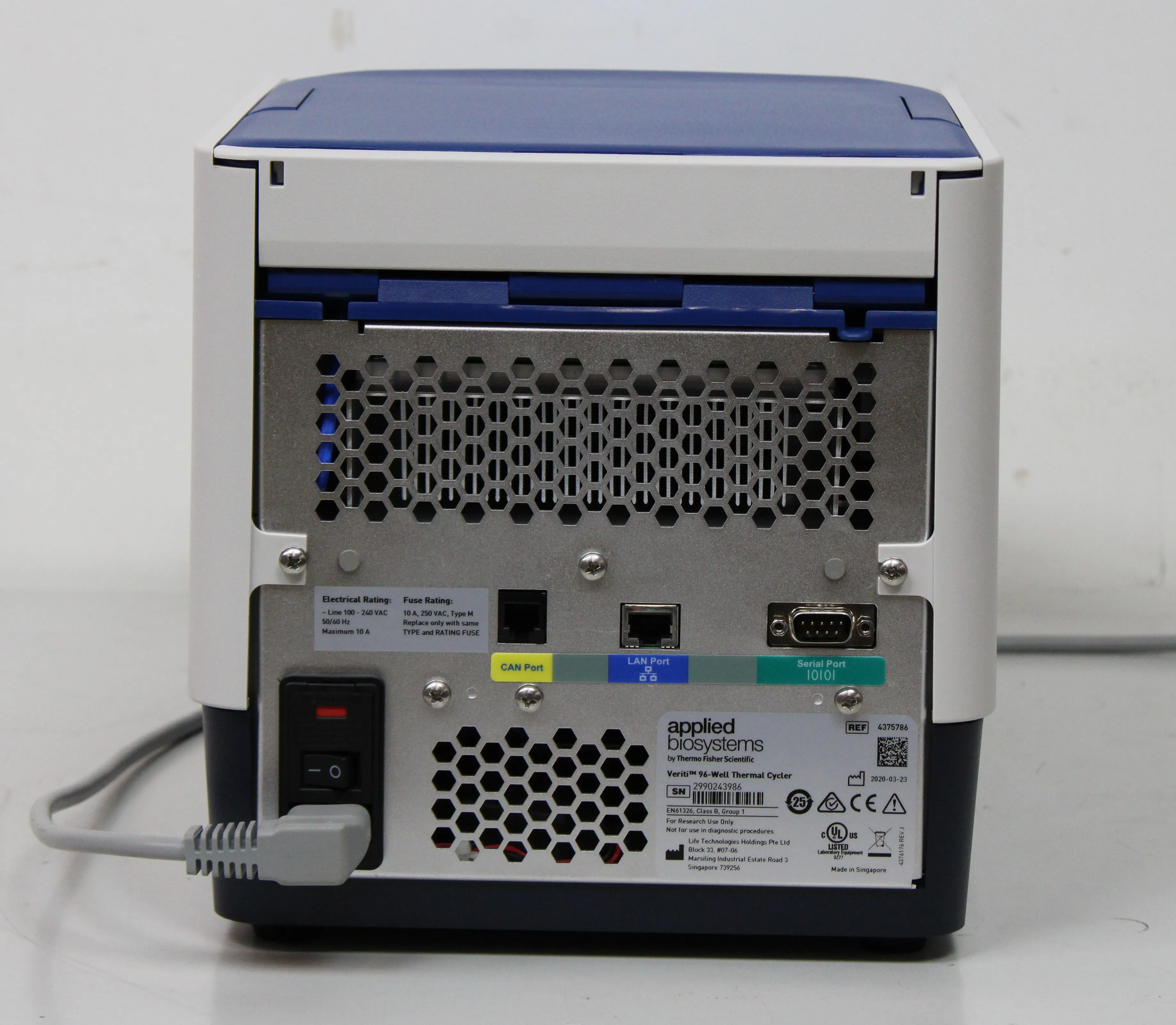 Applied Biosystems Veriti 96-Well Thermal Cycler PCR DNA Sequencer