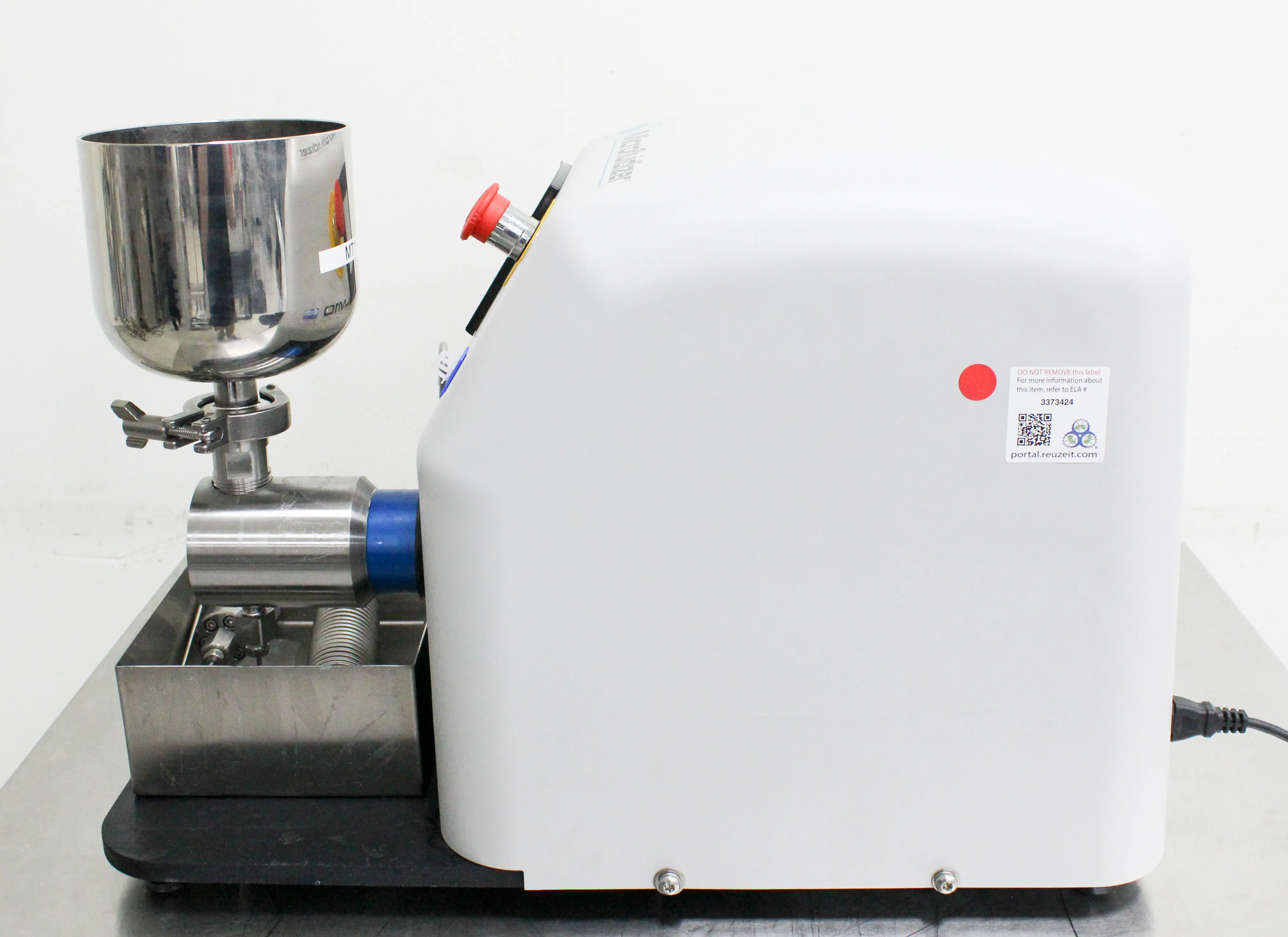 Microfluidics LM10 Microfluidizer High Shear Fluid Processor Lab Homogenizer