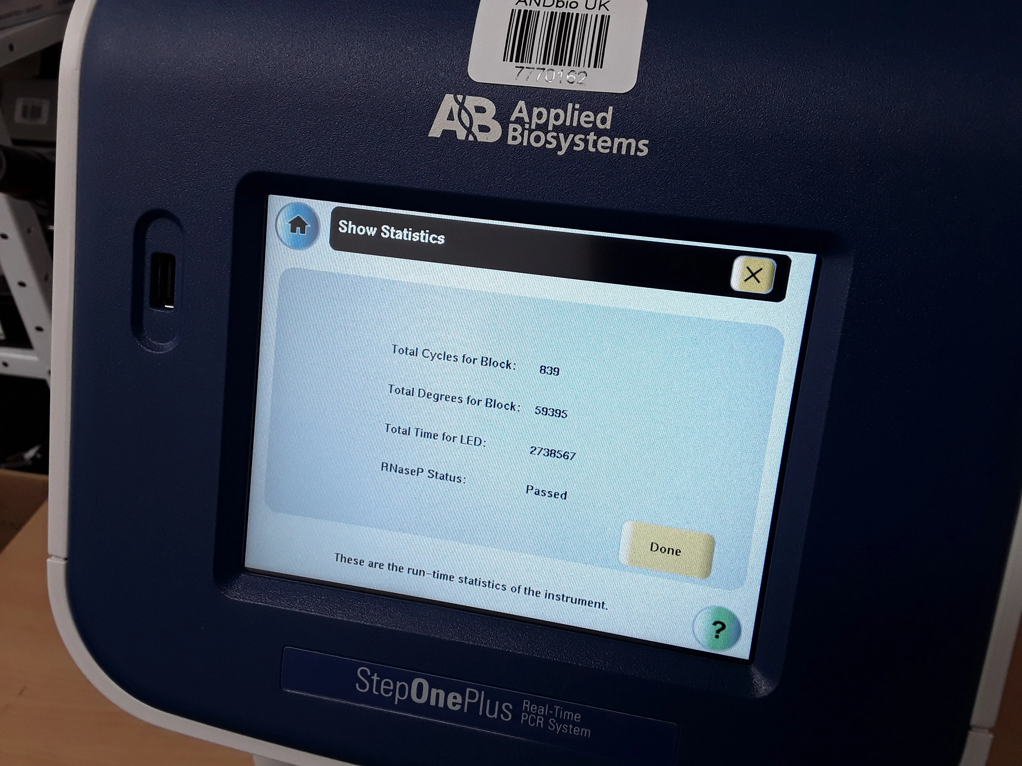 Applied Biosystems StepOnePlus Real-Time PCR System