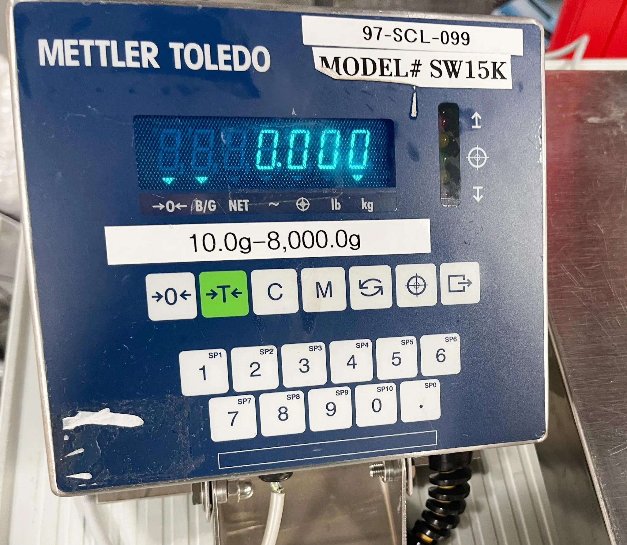 Mettler Toledo Speed Weigh Scale FOB: Frederick, MD