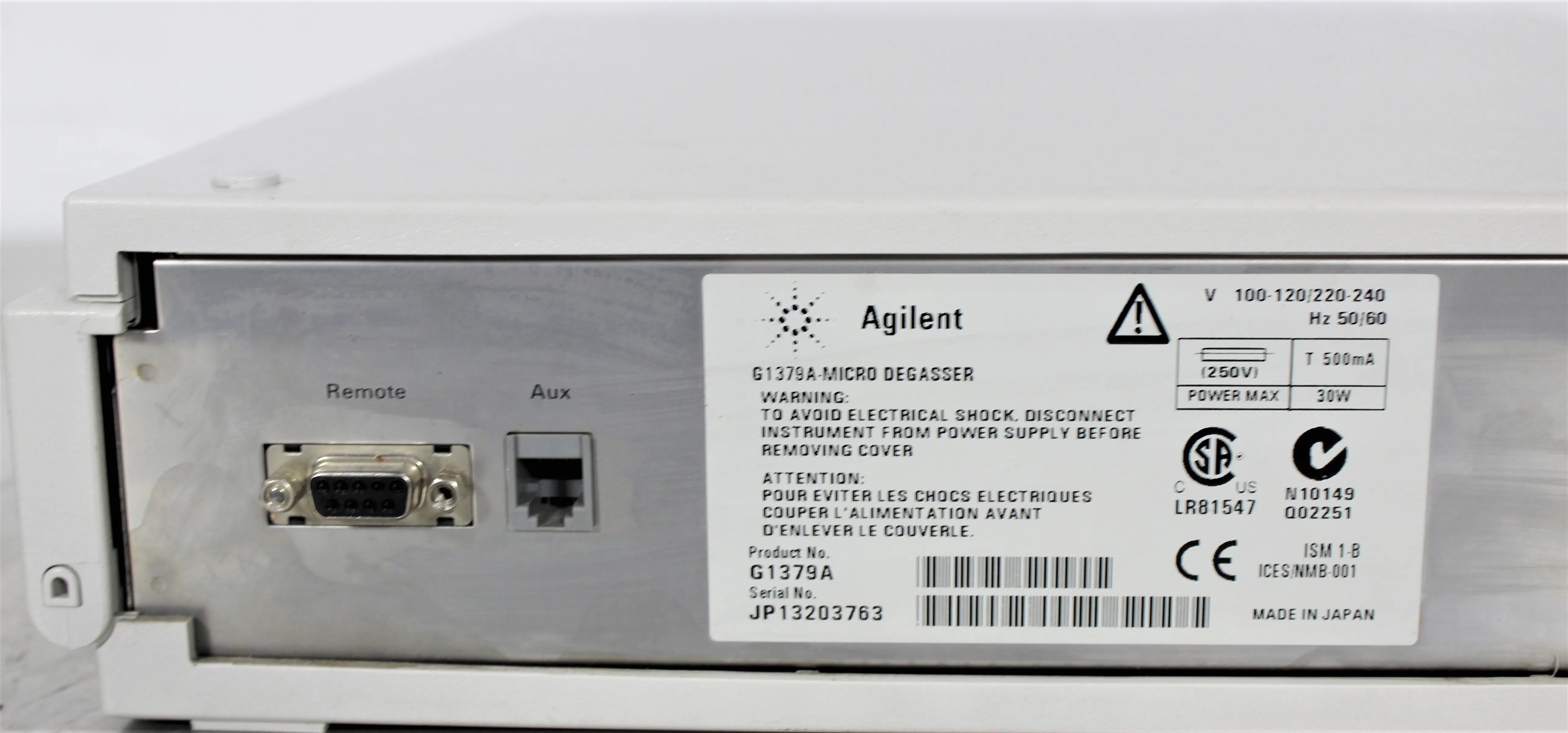 Agilent HPLC G1379A Solvent Degasser