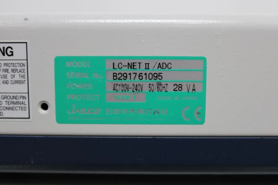 JASCO HPLC incl:DG-1580-53,LC-NET/ADC,UV-2075,LV-2080-03,PU-2080 x2,AS-2055i