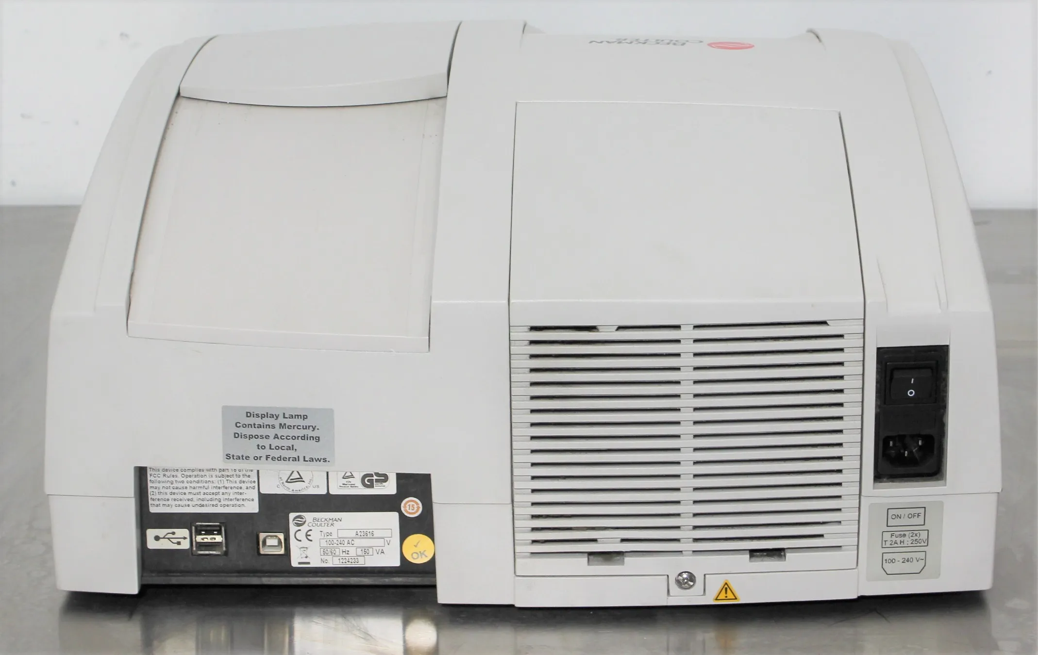 Beckman Coulter DU 730 UV/Vis Spectrophotometer Class 1 Used