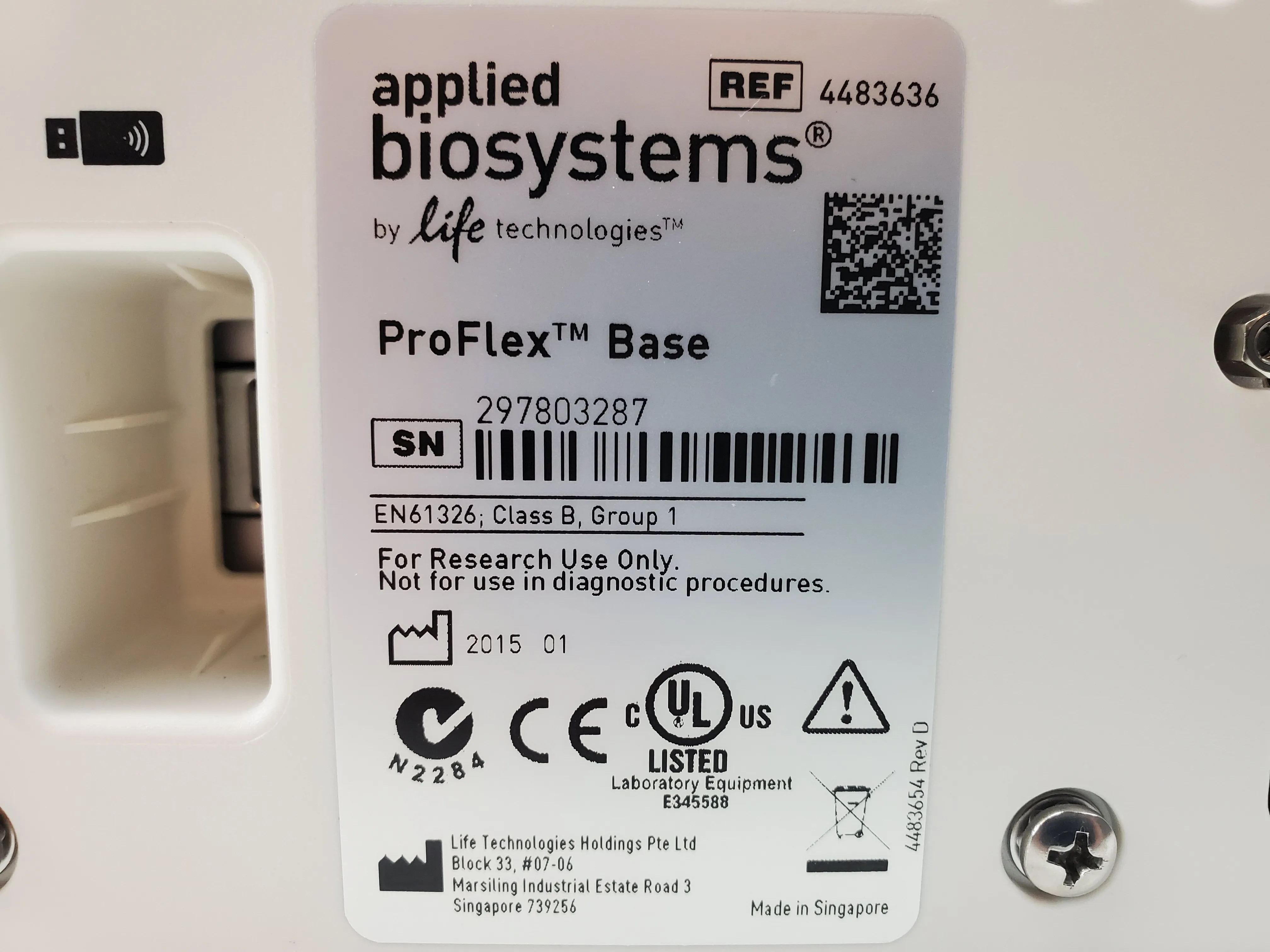 Applied Biosystems ProFlex 3x 32-Well Sample Block PCR System Model 4483636