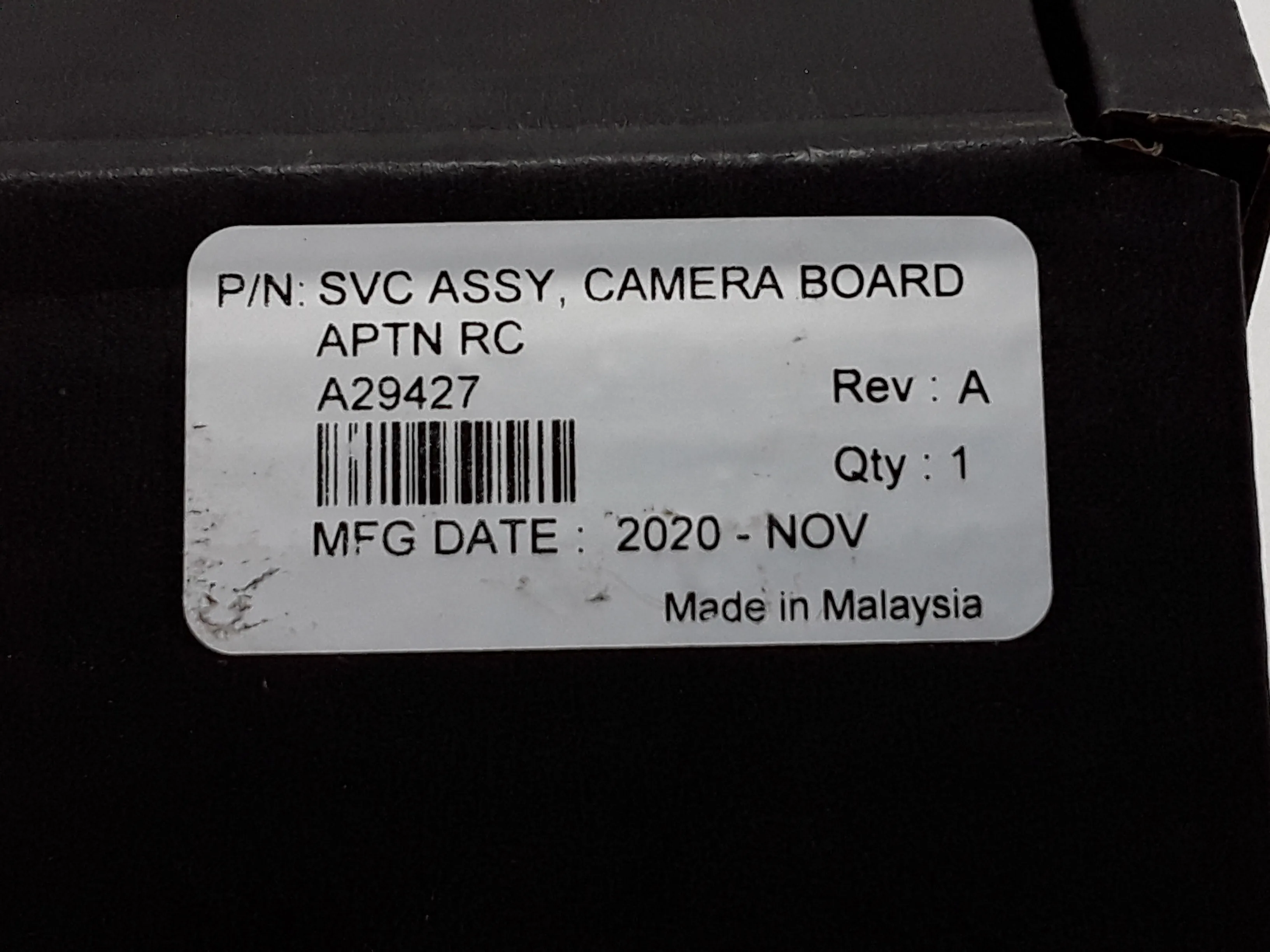 Life Technologies SVC Assy, Camera Board APTN RC A29427