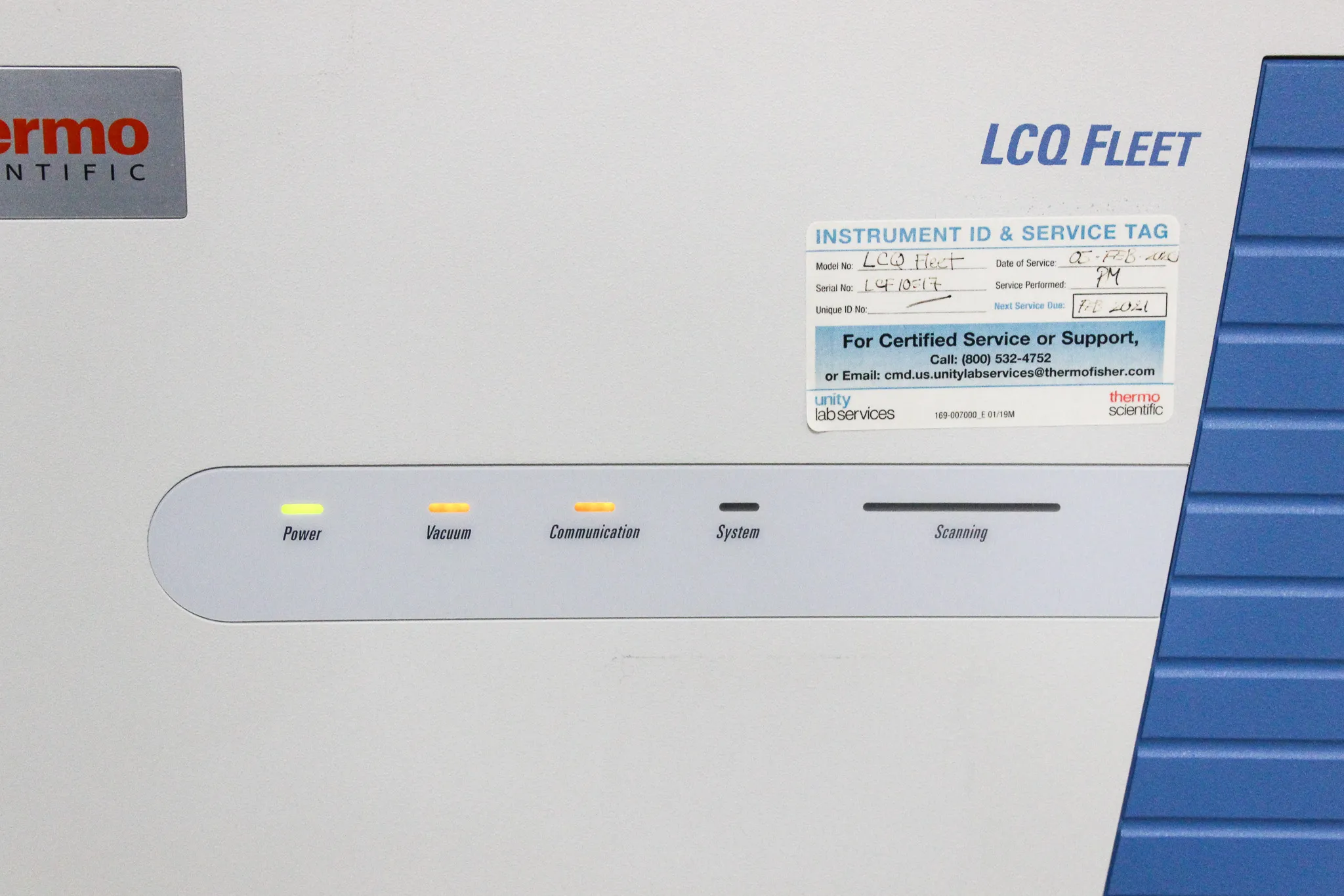 Thermo Scientific LCQ Fleet Ion Trap Mass Spectrometer