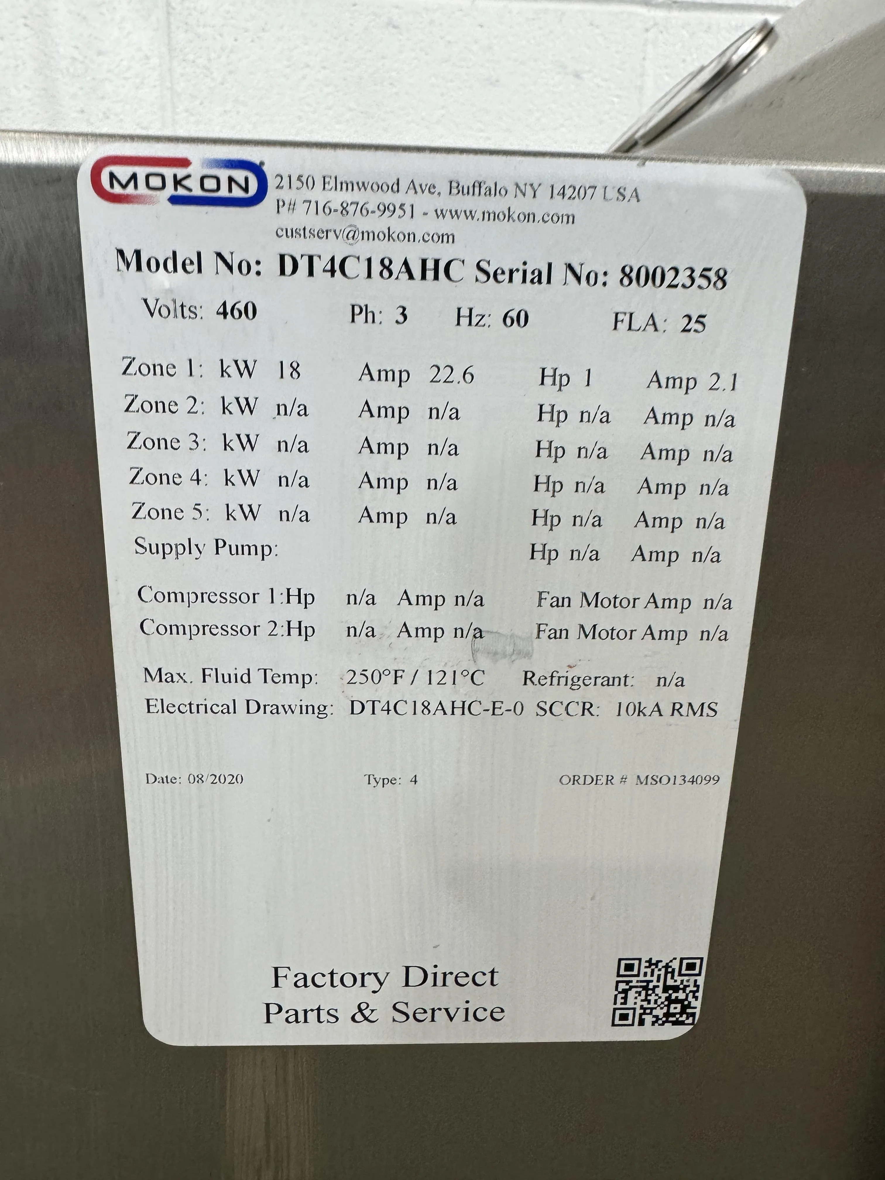 Mokon - Hydrothermal DT4C18AHC Circulating Water Temperature Control System