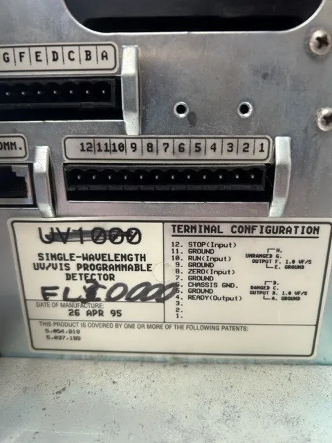 Thermo Seperation Products UV1000 Programmable Variable Single Wavelength Detector Used