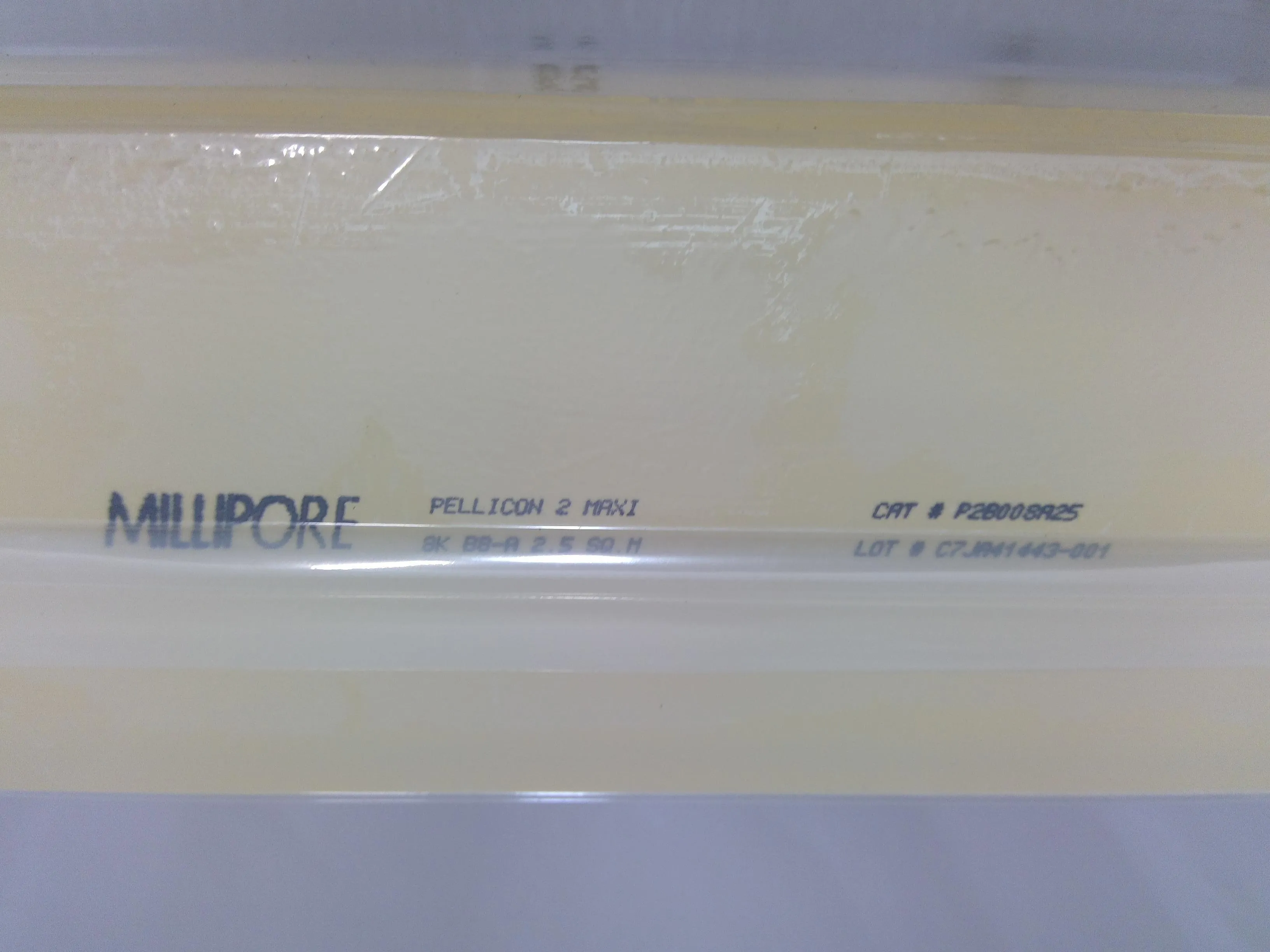 Millipore Pellicon 2 Maxi Cassette with Biomax 8 kDa Membrane, A screen, 2.5 m