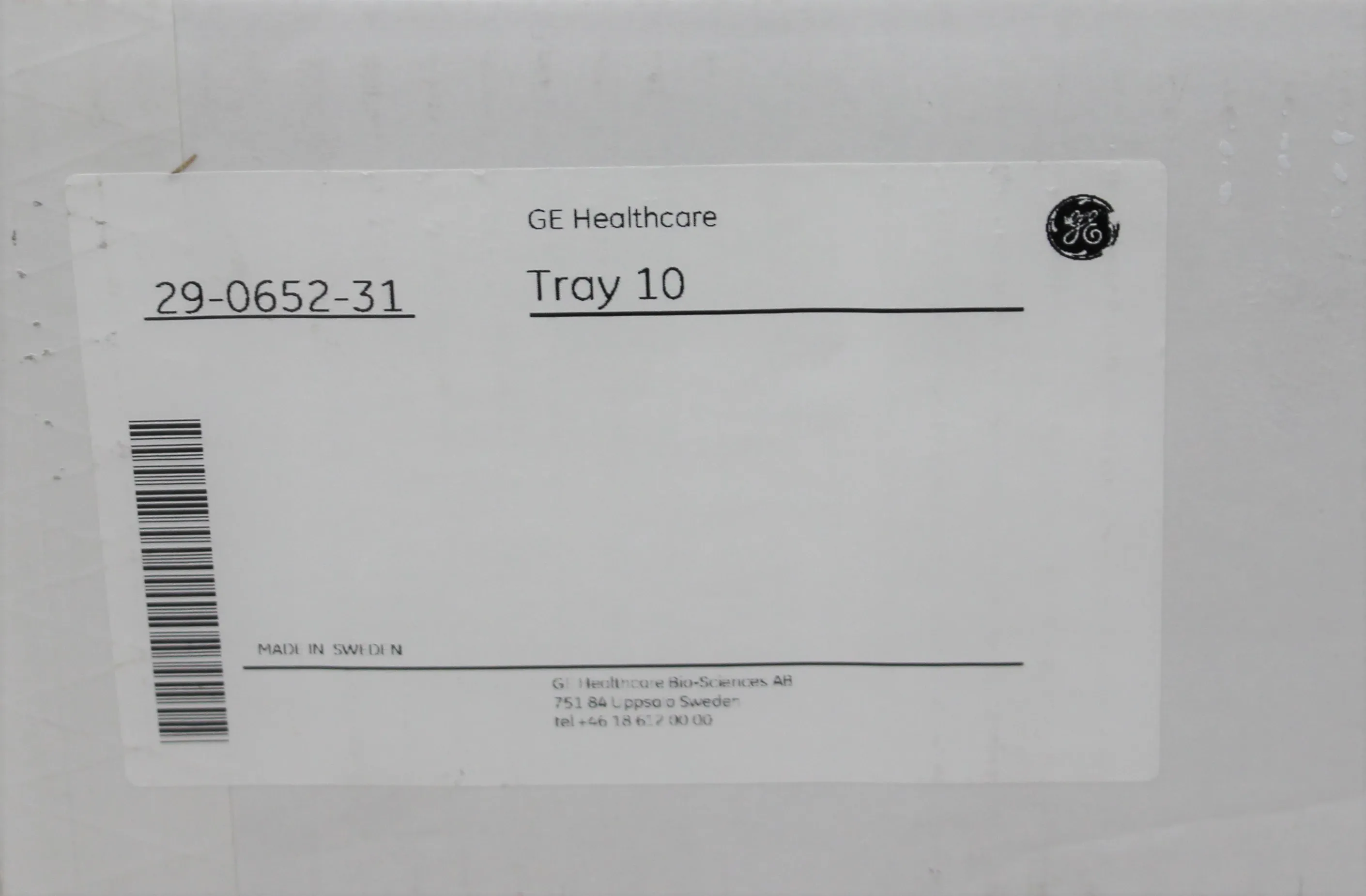 GE Healthcare Tray 10 for Xuri Cell Expansion System