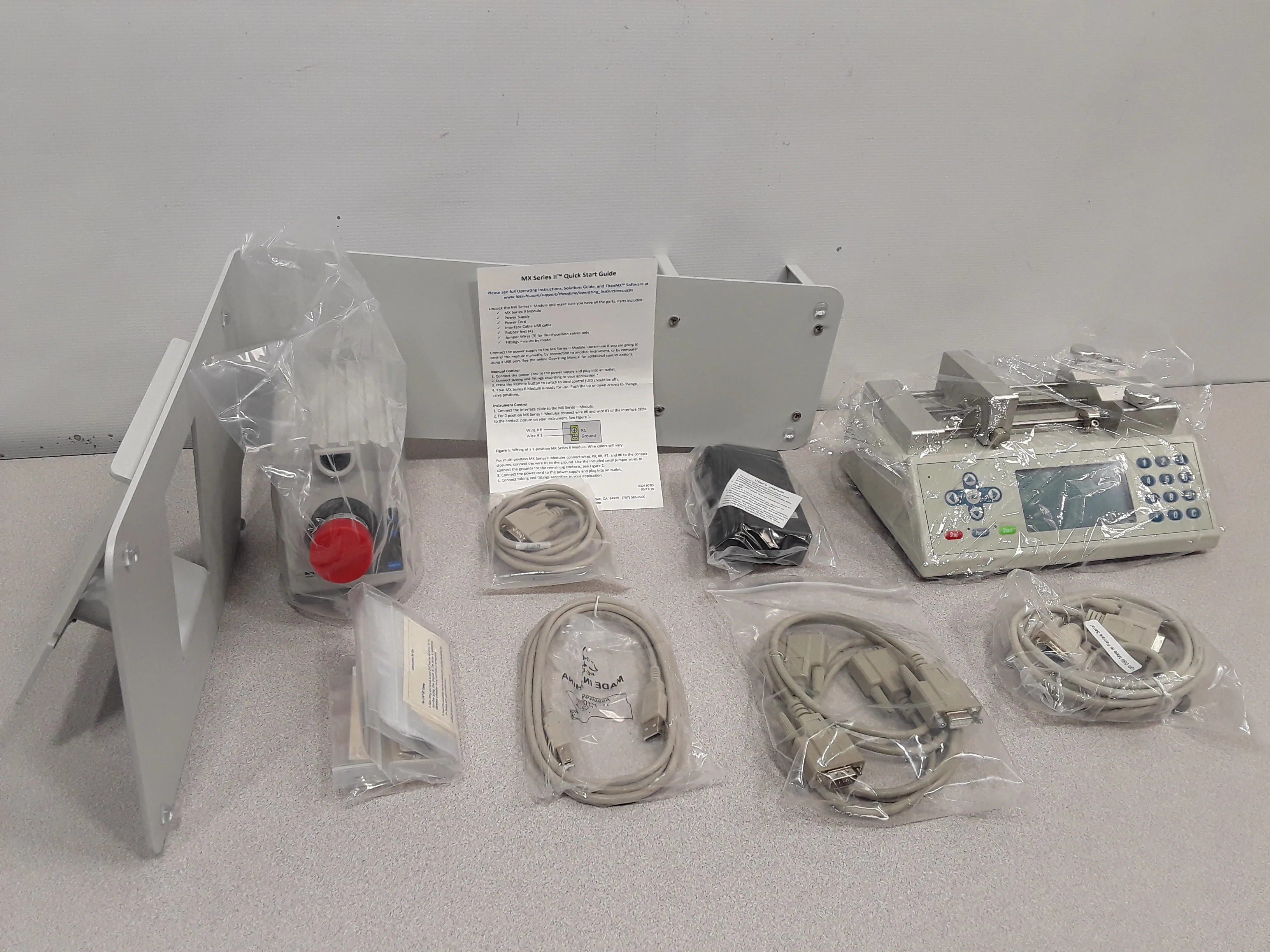 Chemyx & RheodyFusion 100T Syringe Pump MXT715 Switch Valve Rheodyne PD715-000