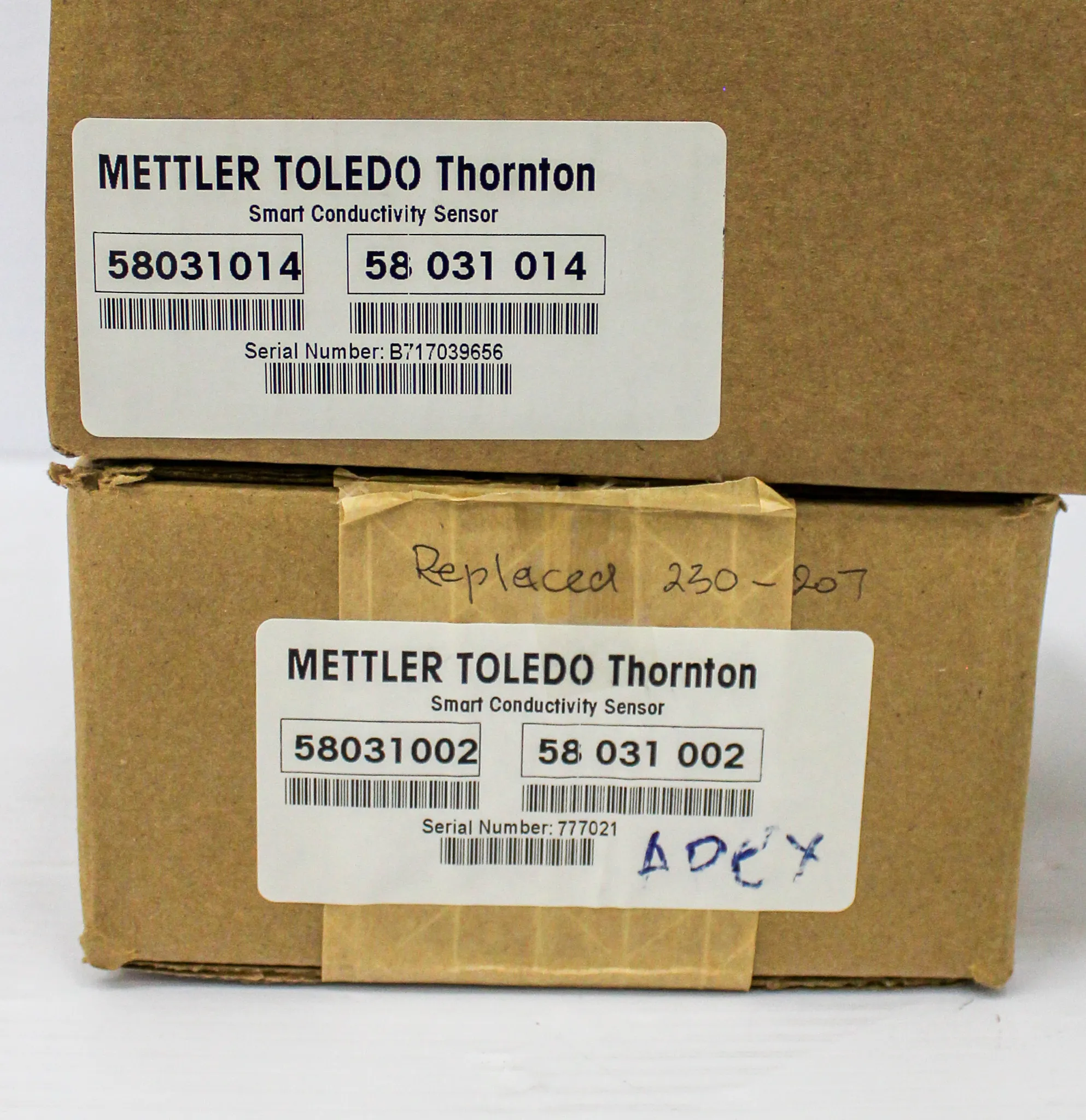 Mettler Toledo Thornton Conductivity Sensors 58031223/413/235/014/002