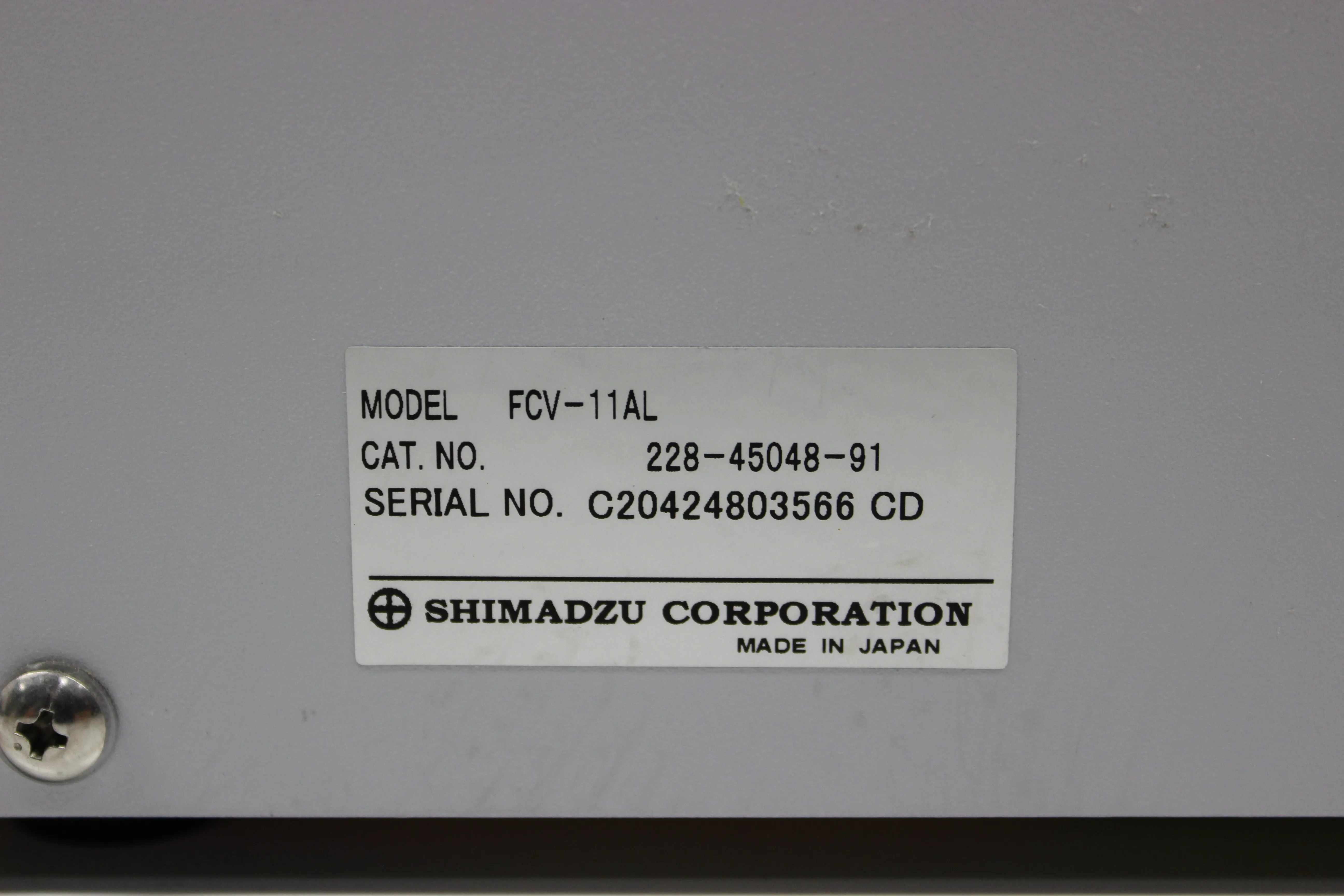 Shimadzu FCV-11AL Reservoir Selection Valve CAT#228-45048-91