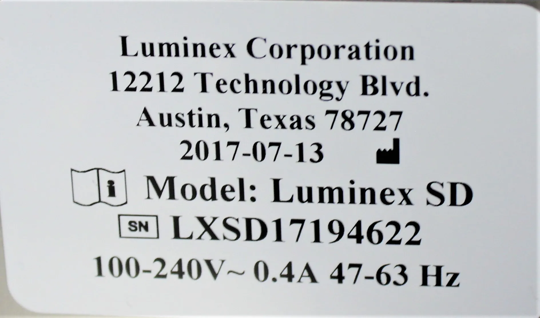 Luminex 200 Cell Analyzer W/ Computer & Software