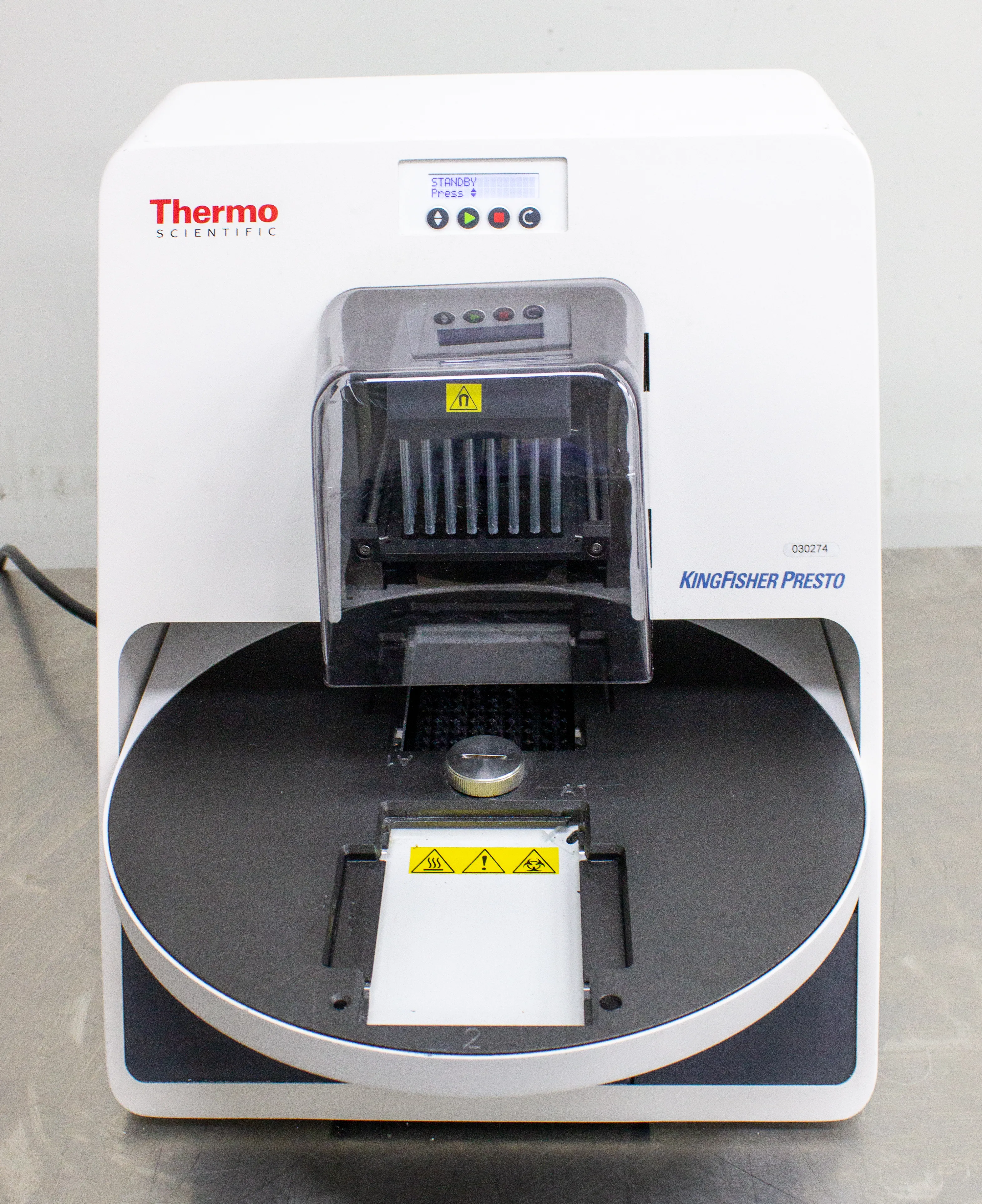 Thermo Scientific KingFisher Presto Purification System with 96 DW Head P/N 5400830