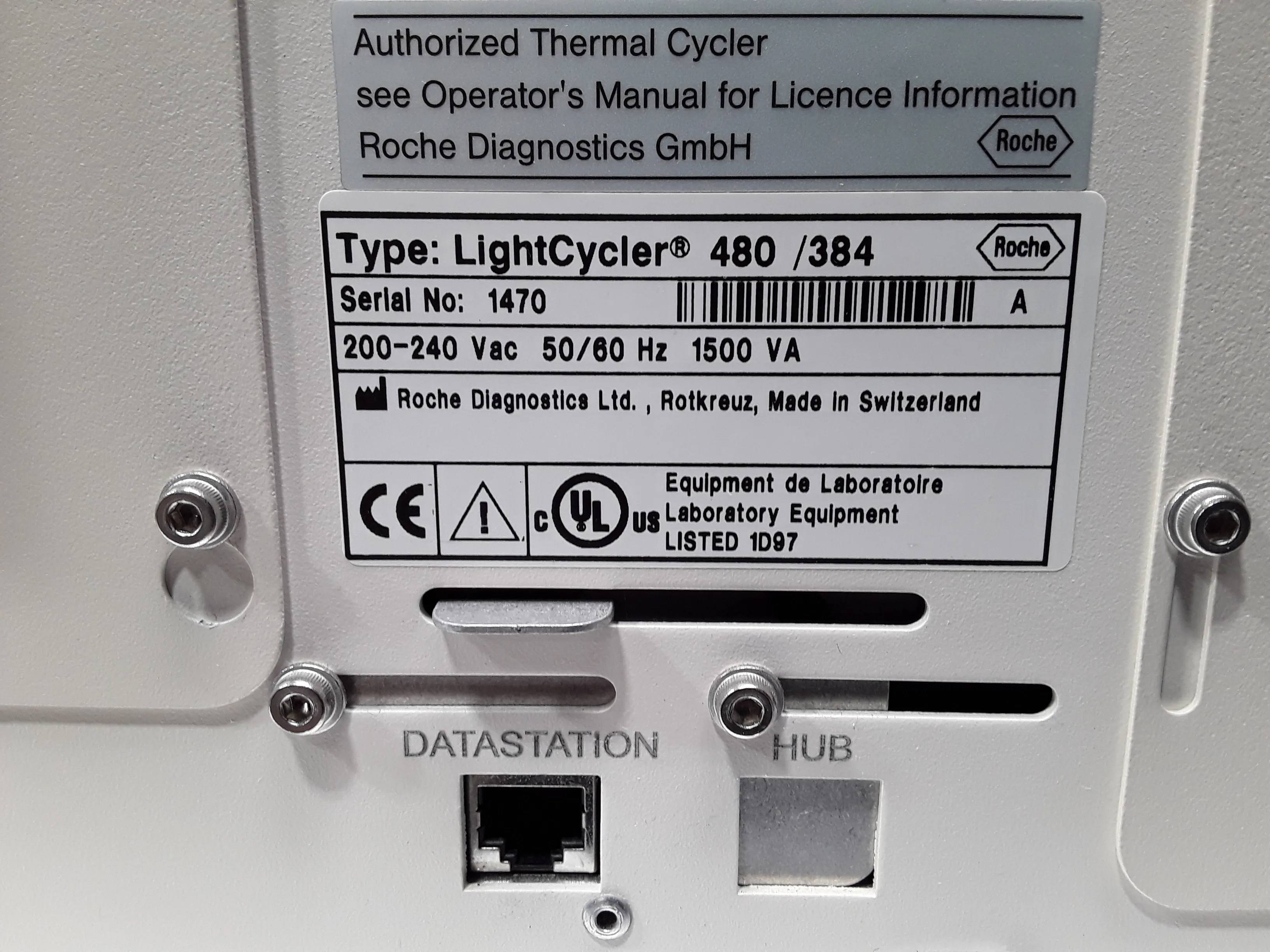 Roche LightCycler 480 / 384 Well Thermal Cycler