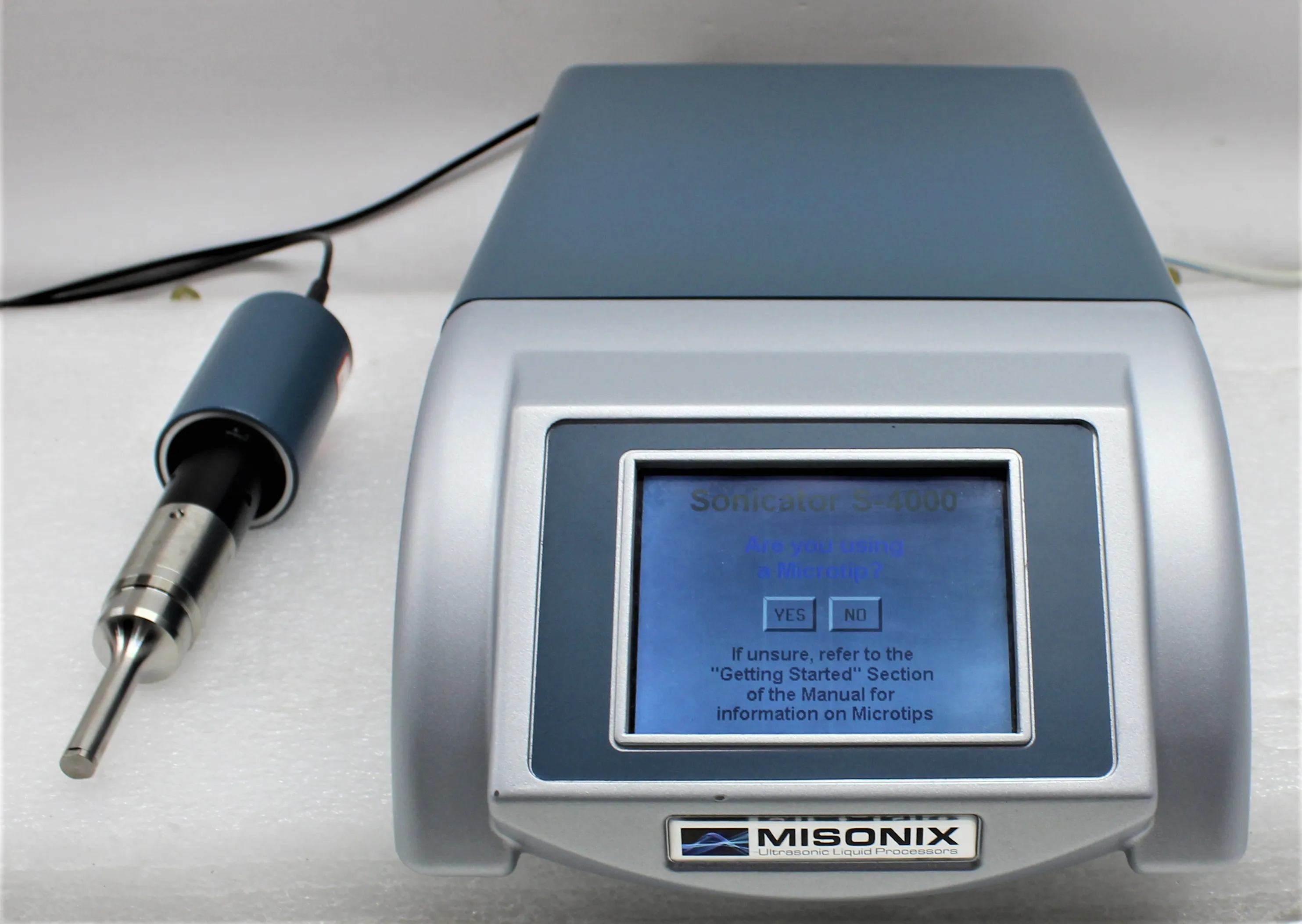 Misonix Ultrasonic Liquid Processor S-4000 Sonicator