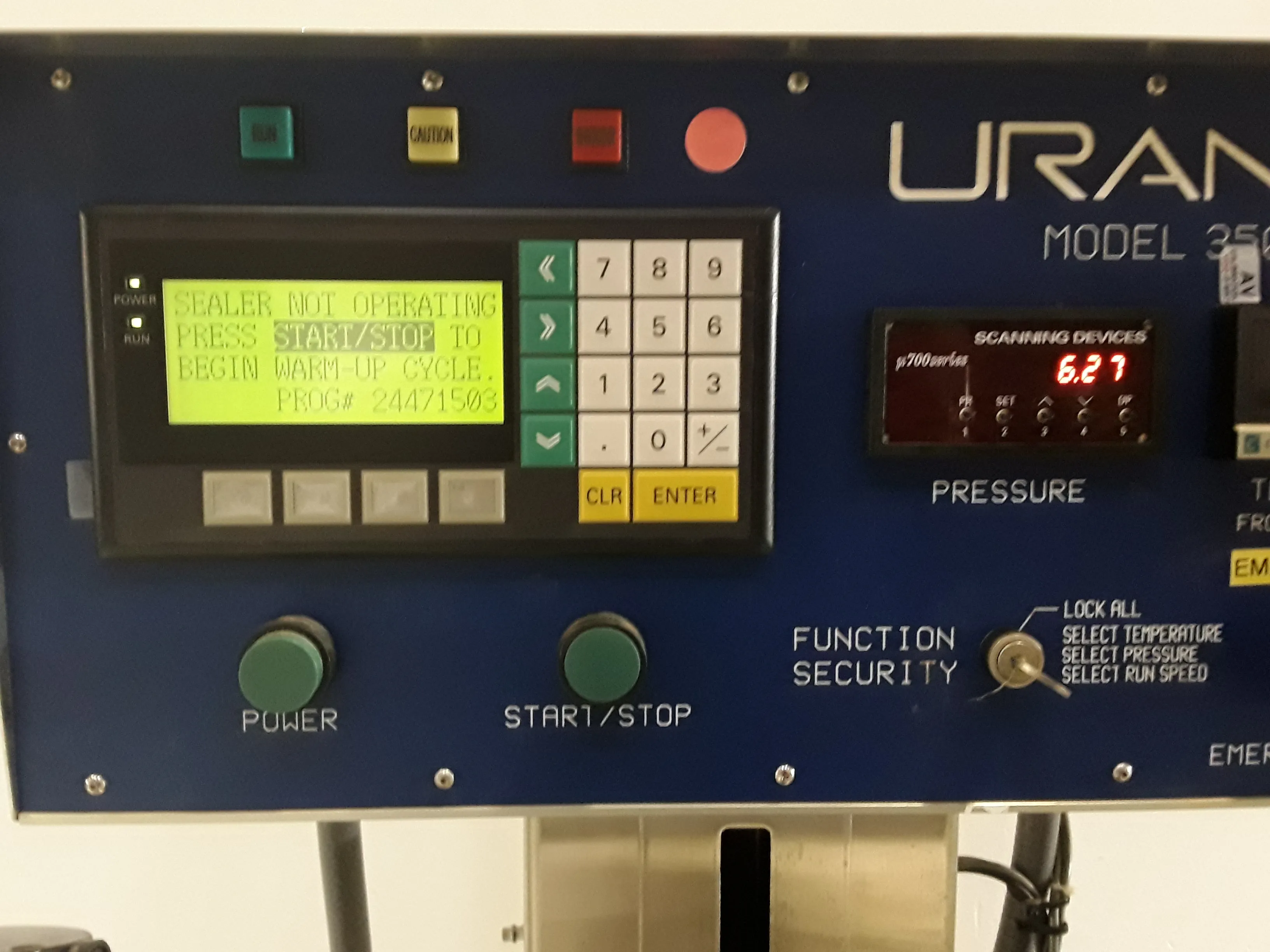 Urania 3500P Packager / Bag Sealer Machine