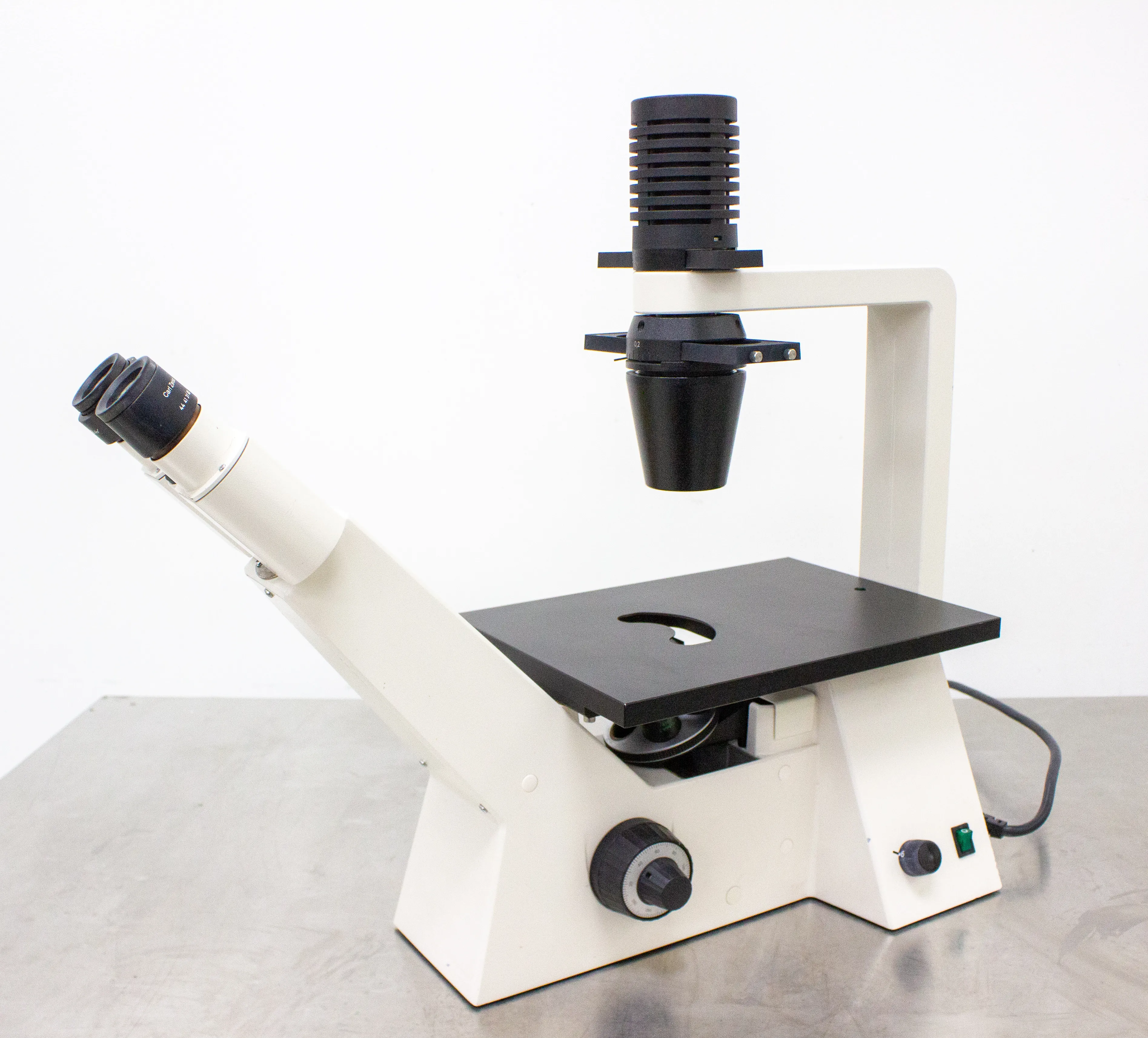 Carl Zeiss Invertoskop Inverted Phase Contrast Microscope 451201