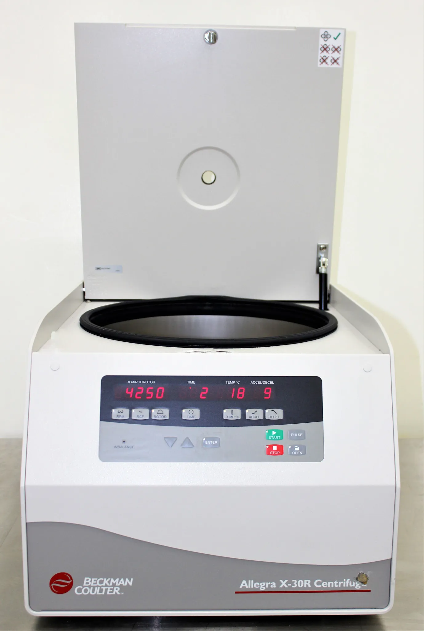 Beckman Coulter Allegra X-30R B06320 Centrifuge