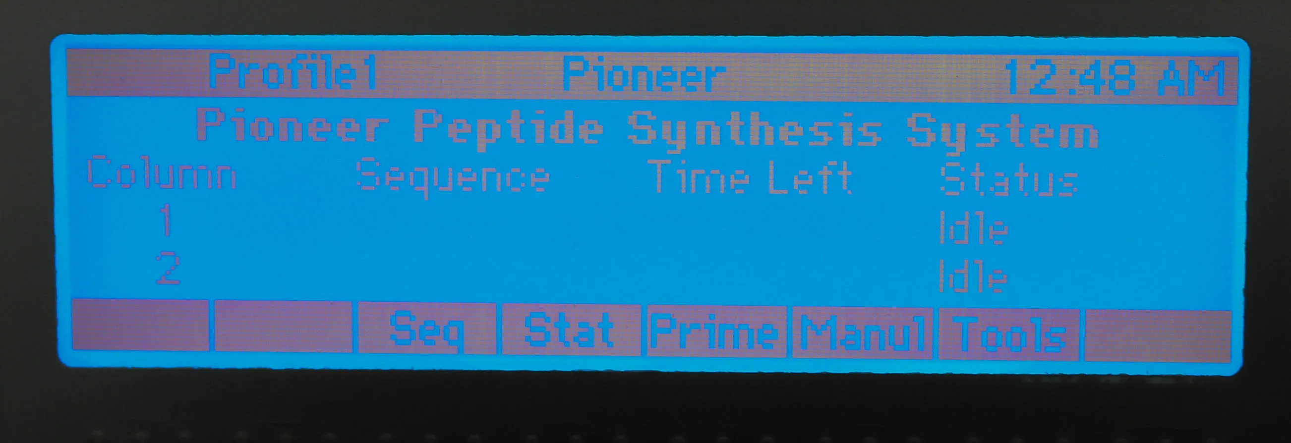 Biosystems Pioneer Peptide Analyzer