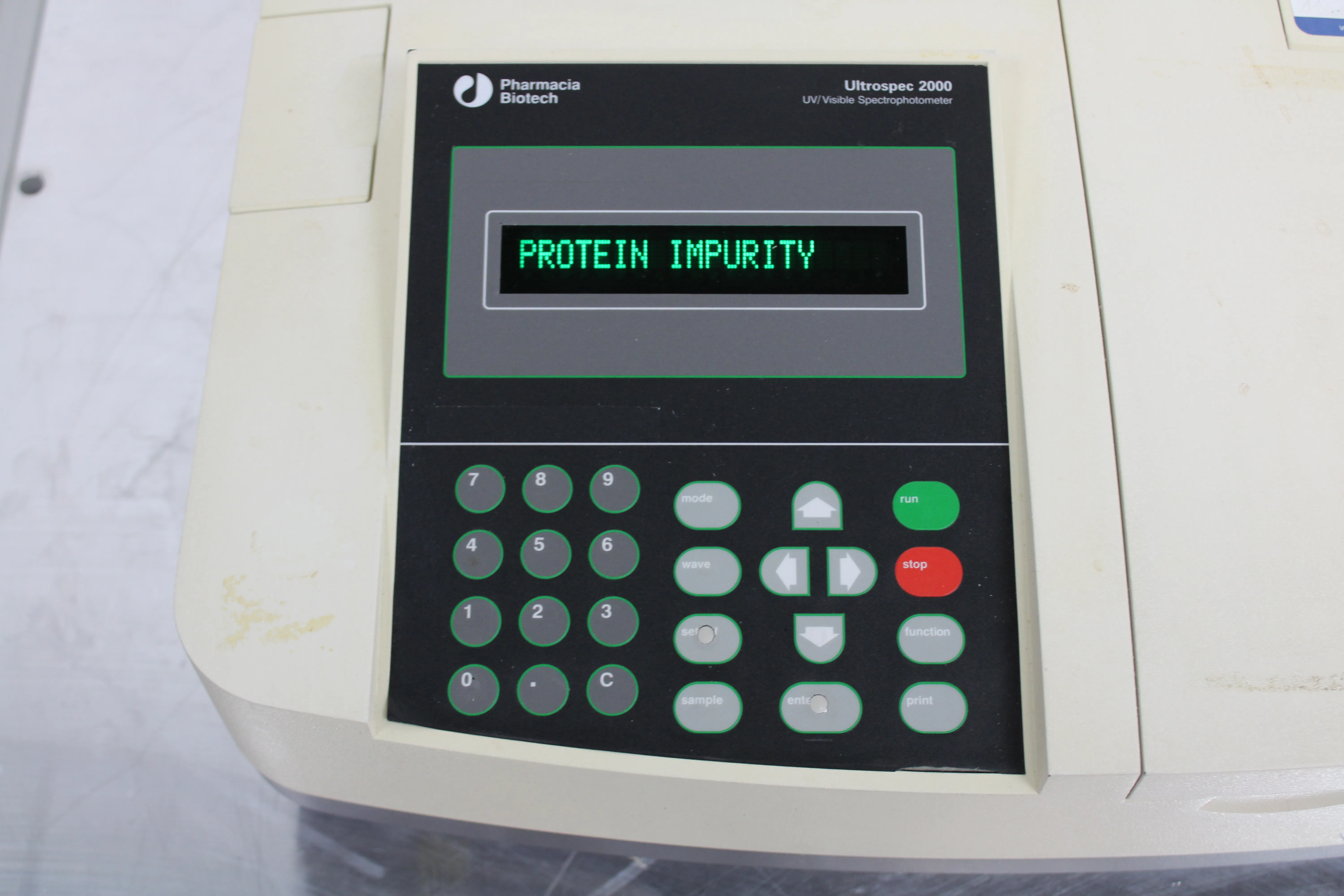 Pharmacia Biotech Ultrospec 2000 UV/Visible Spectrophotometer