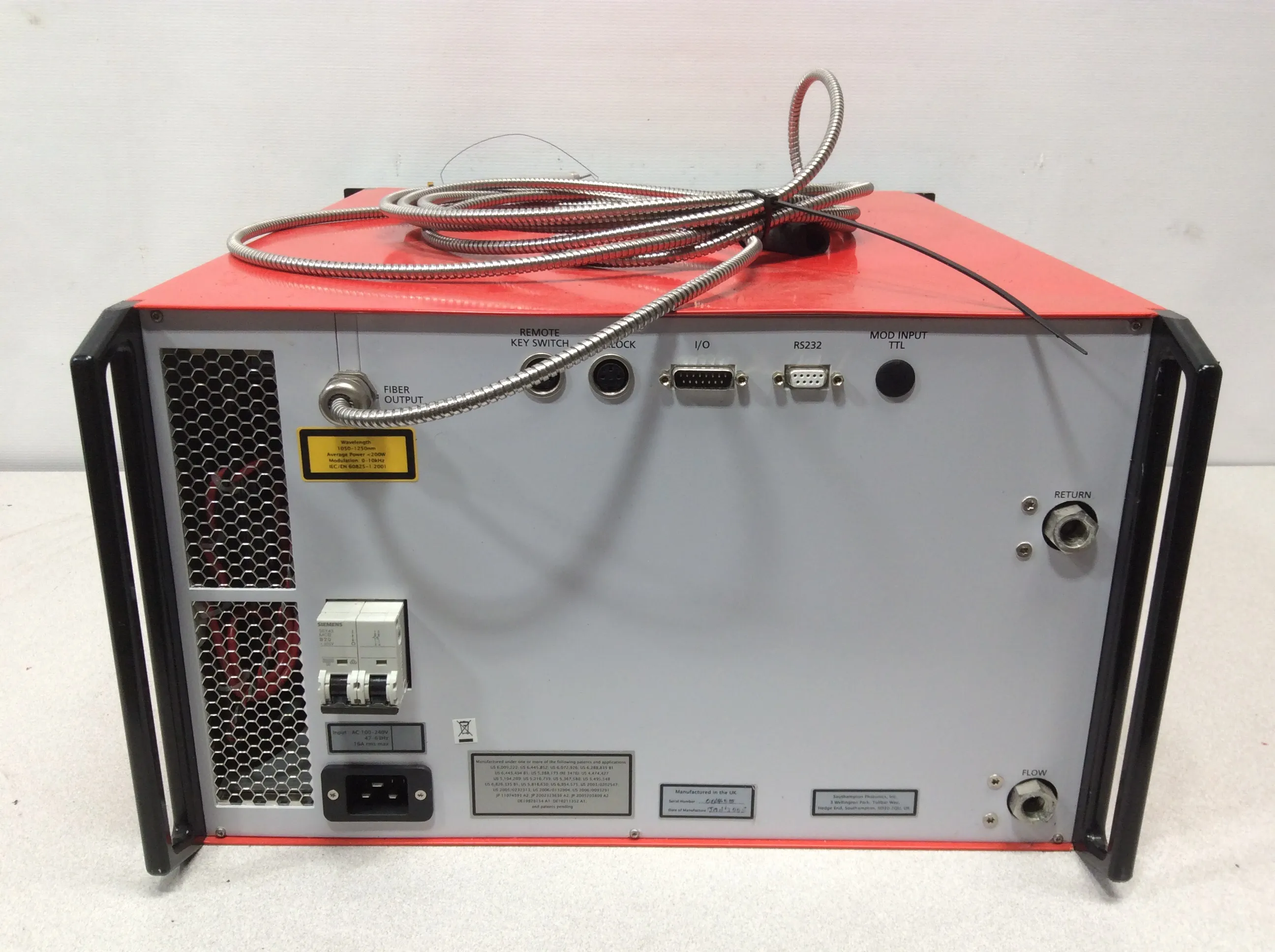 SPI Redpower SP100C 100W Fiber Laser with Fit & Forget Technology and Dynamic Pulse Shape Control for Precise Applications