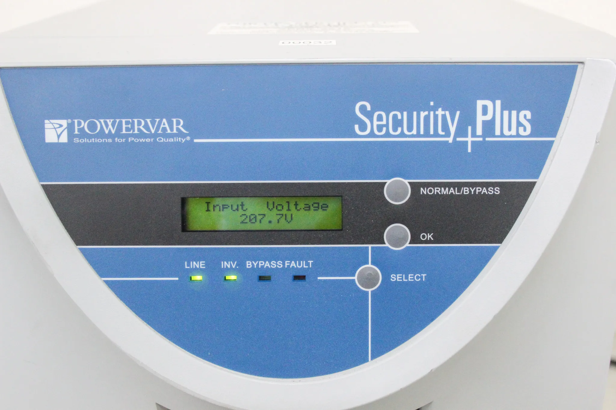 Powervar Security Plus UPS - Model ABCDEF5200-22 5200VA/4680W 220V 60Hz US