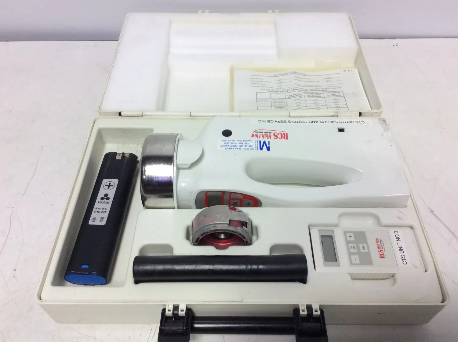 Biotest HYCON Microbial Air Sampler RCS High Flow - For Parts