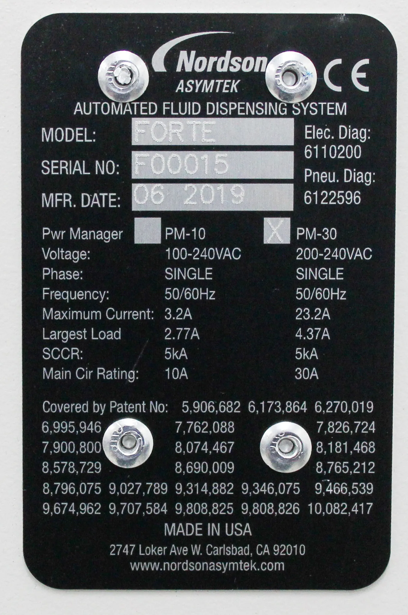 Nordson Asymtek Forte Series Fluid Dispensing System