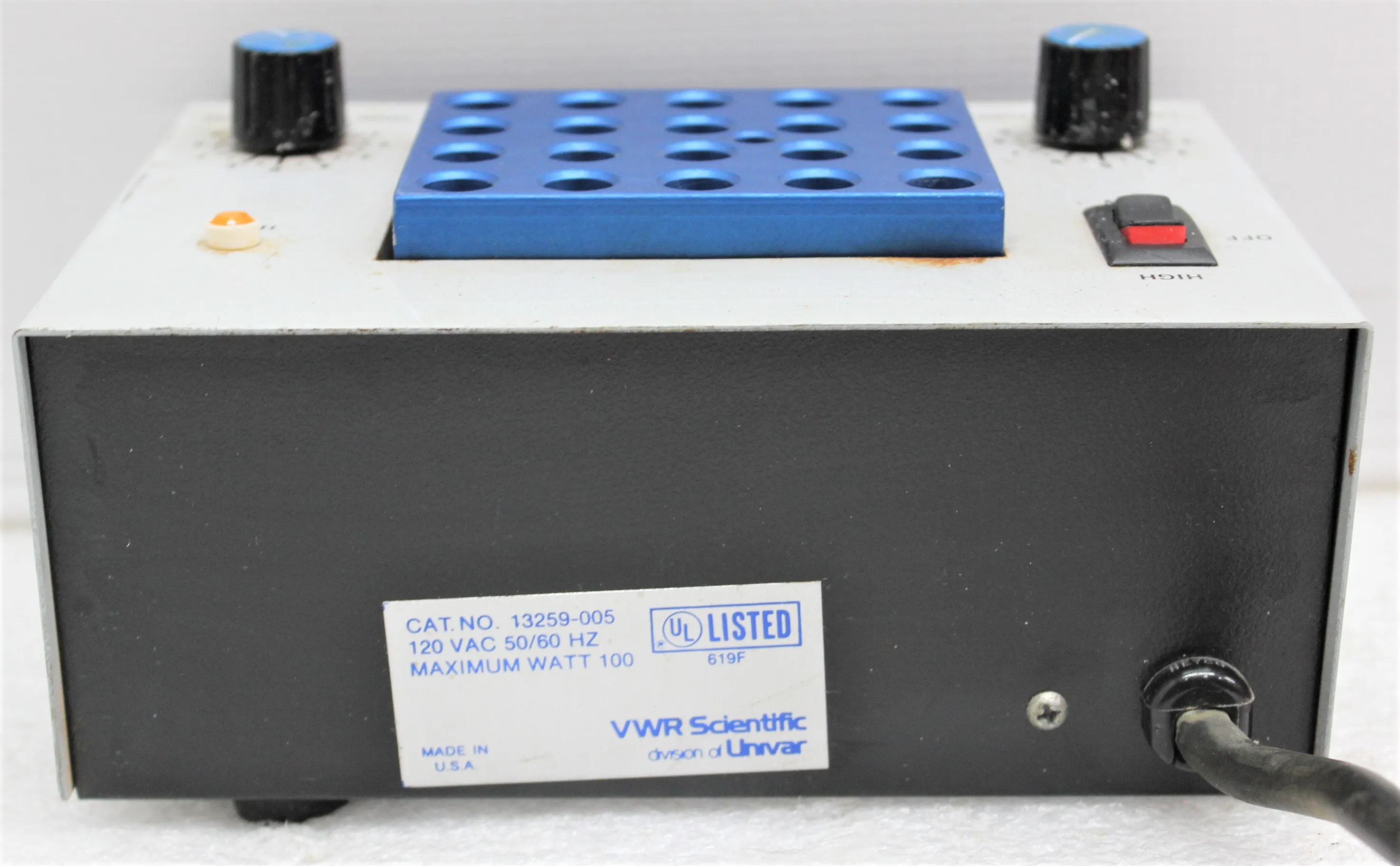 VWR Heat Block 13259-005 Used Laboratory Hot Plate Heat Block