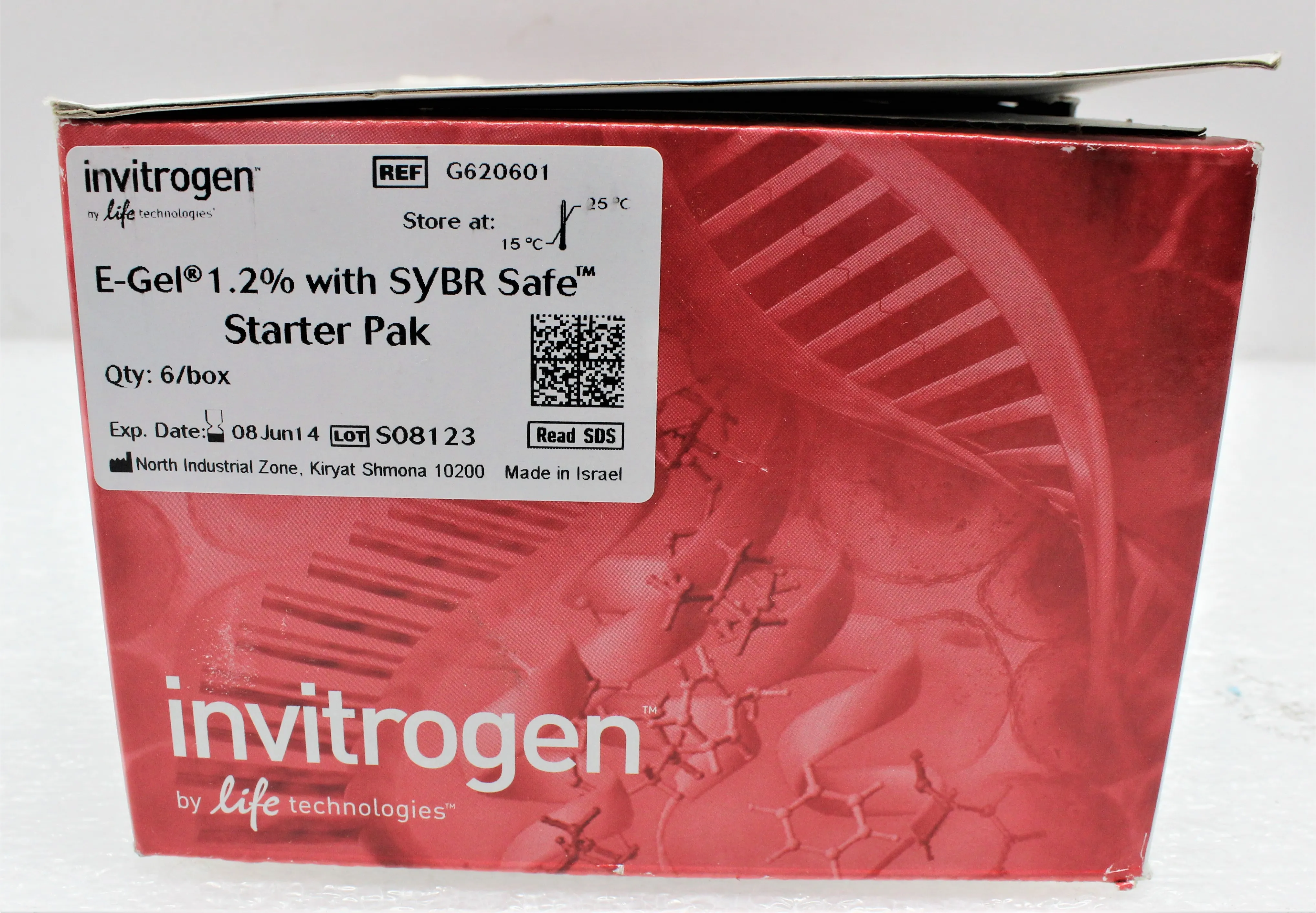 Invitrogen E-Gel Agarose Gels with SYBR Safe DNA Gel Stain Starter Kit, 1.2%