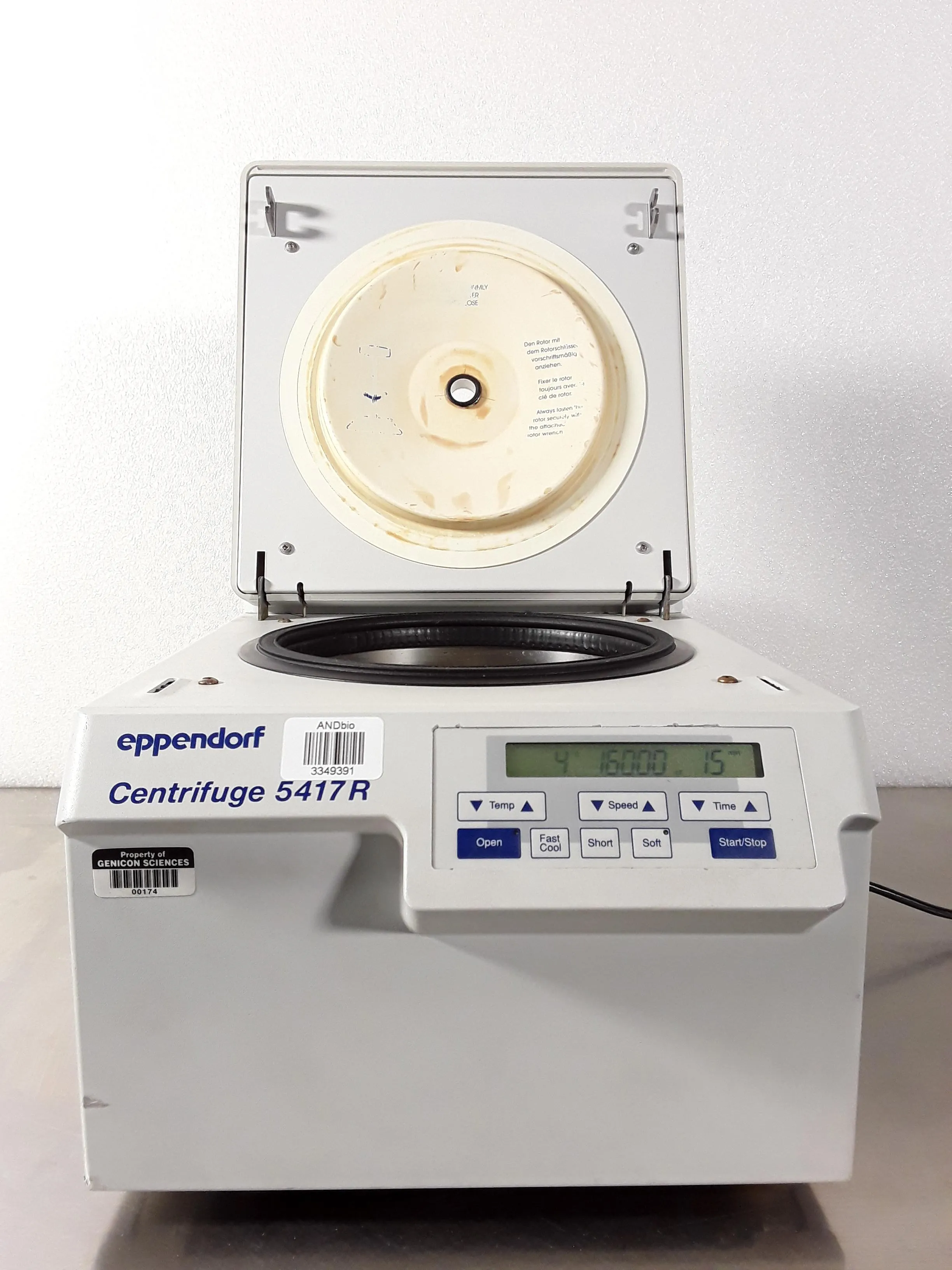 Eppendorf 5417R Benchtop Centrifuge Used Lab Equipment