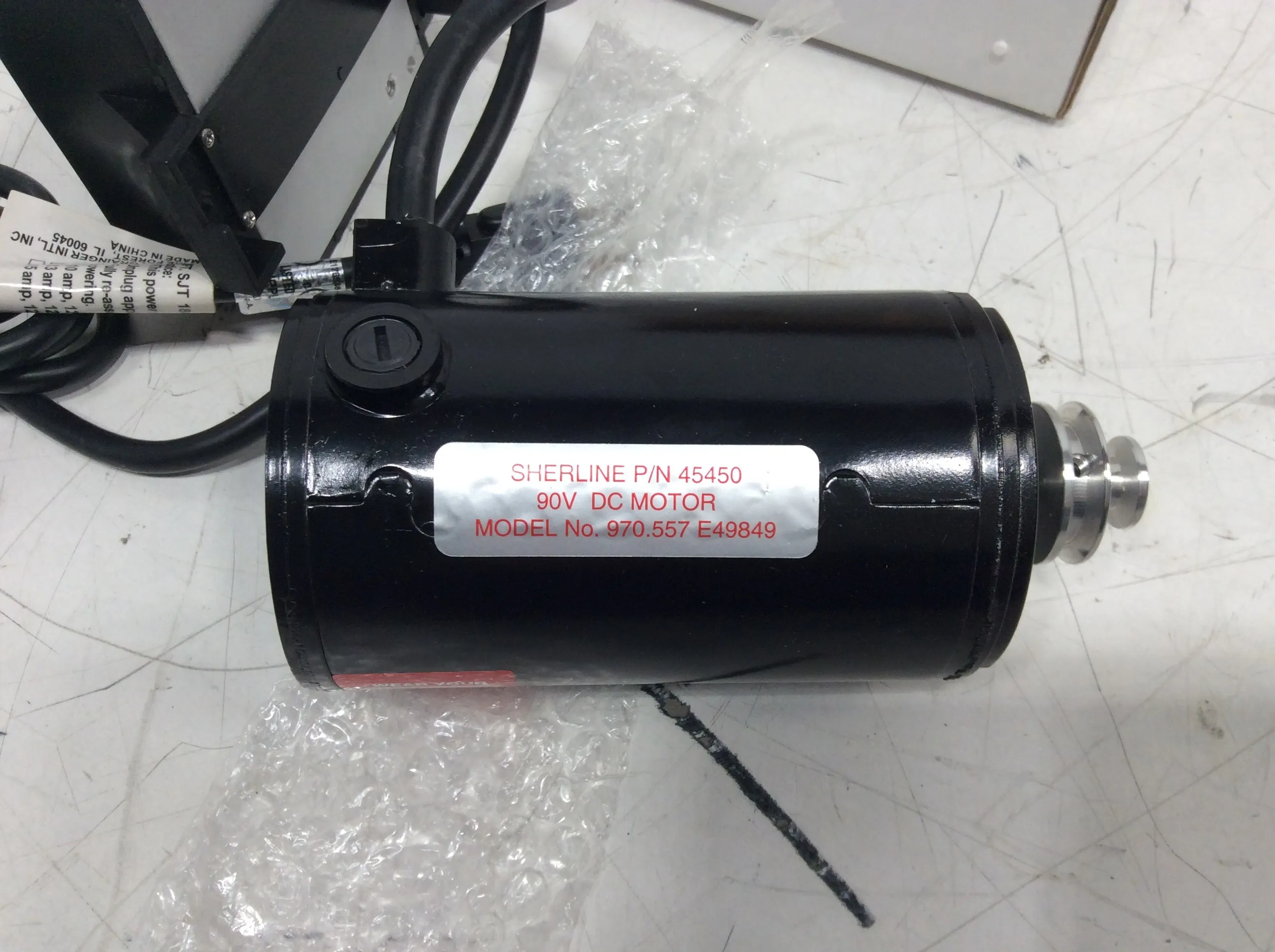 Sherline Motor 90 V and Speed Control Unit