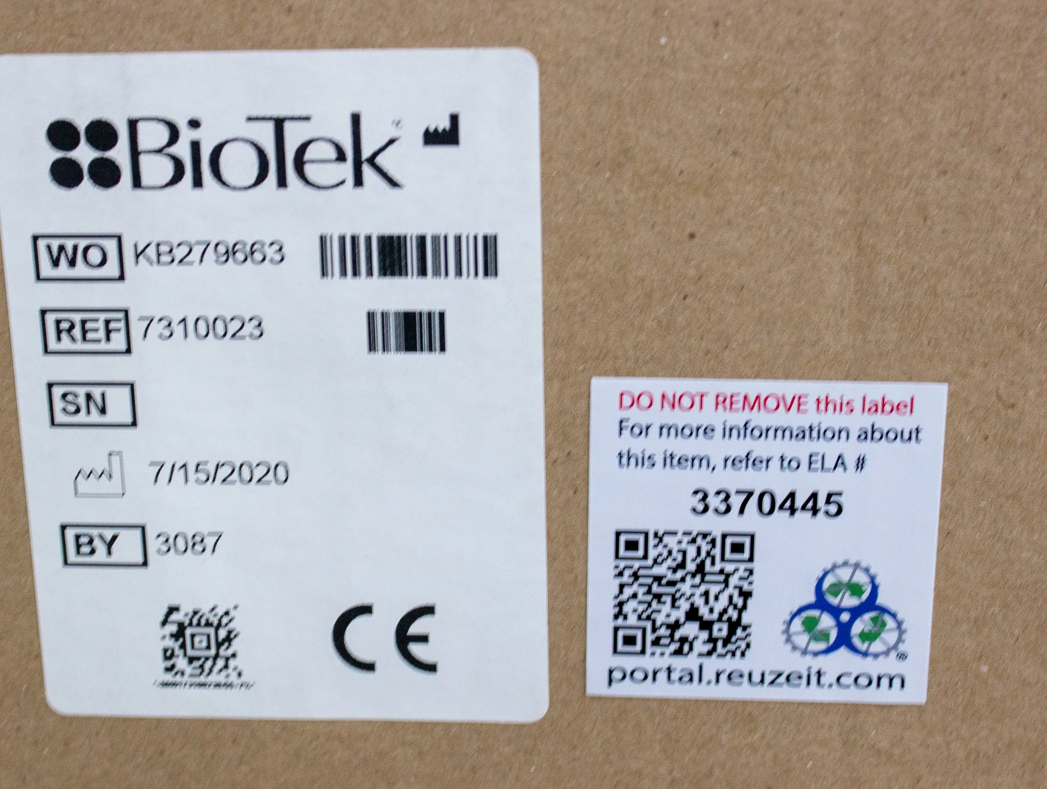 BioTek 7310023 Stack Set for Biostack Microplate Stacker