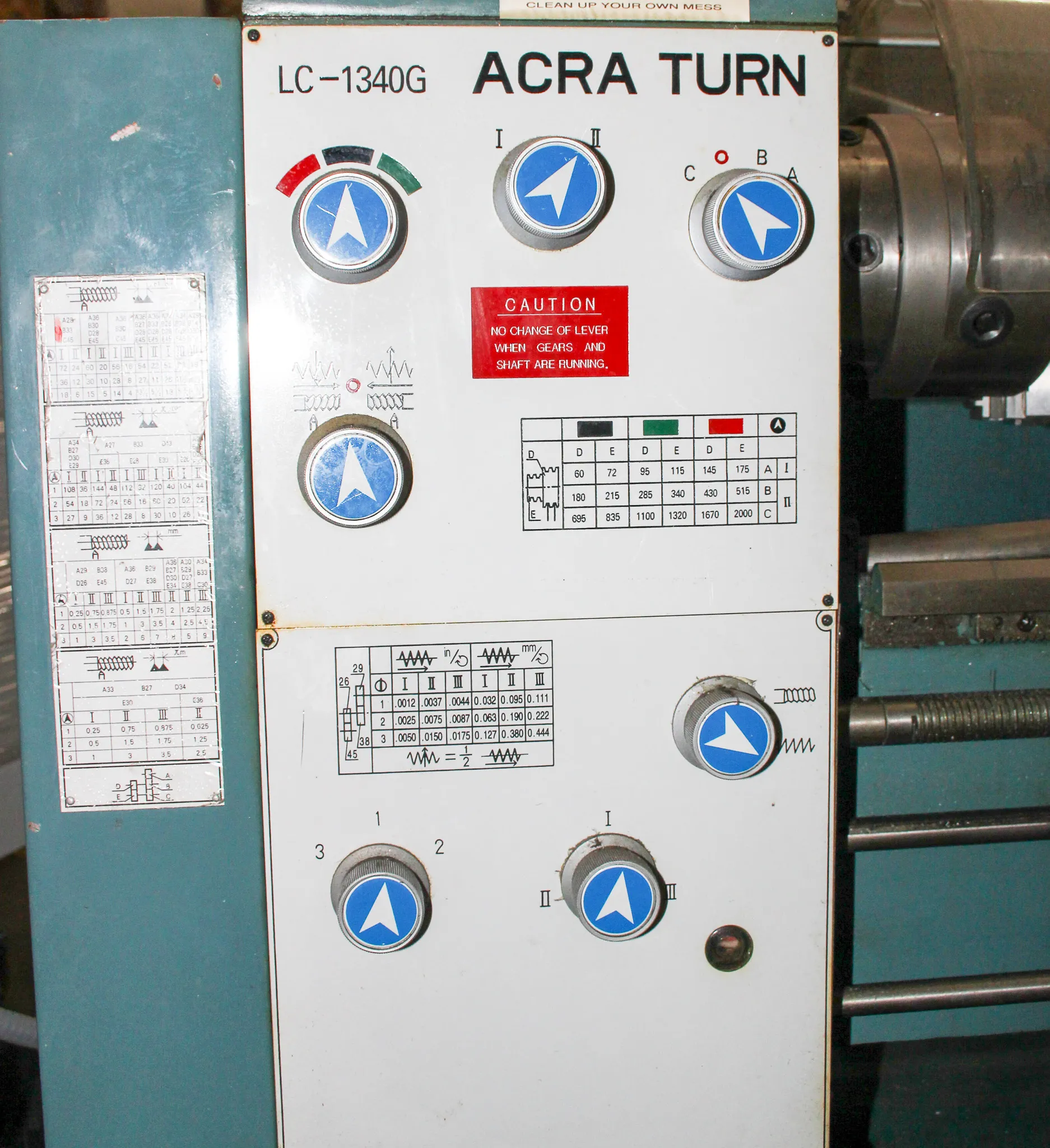 Acra Turn LC-1340G Engine Lathe