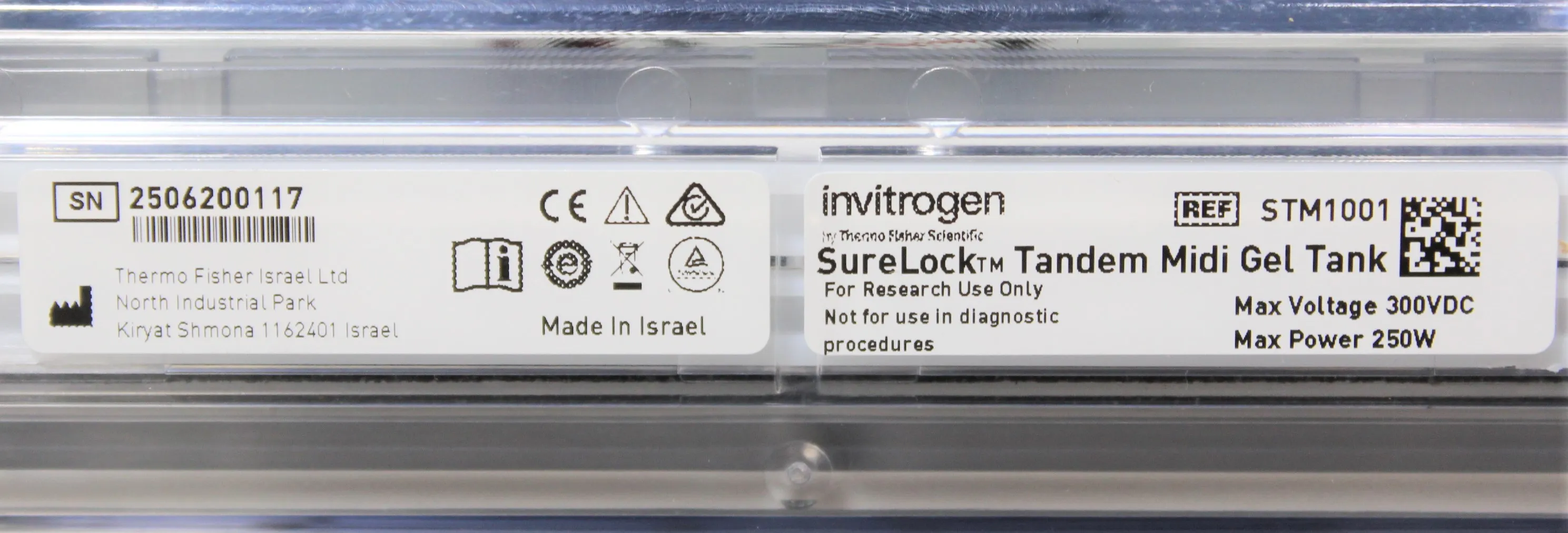 Invitrogen SureLock Tandem Midi Gel Tank, Used, 30-Day Warranty, 100% Parts and Labor