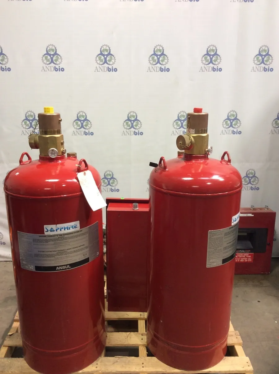 Sapphire Clean-Agent Fire Suppression System Unit by REUZEit