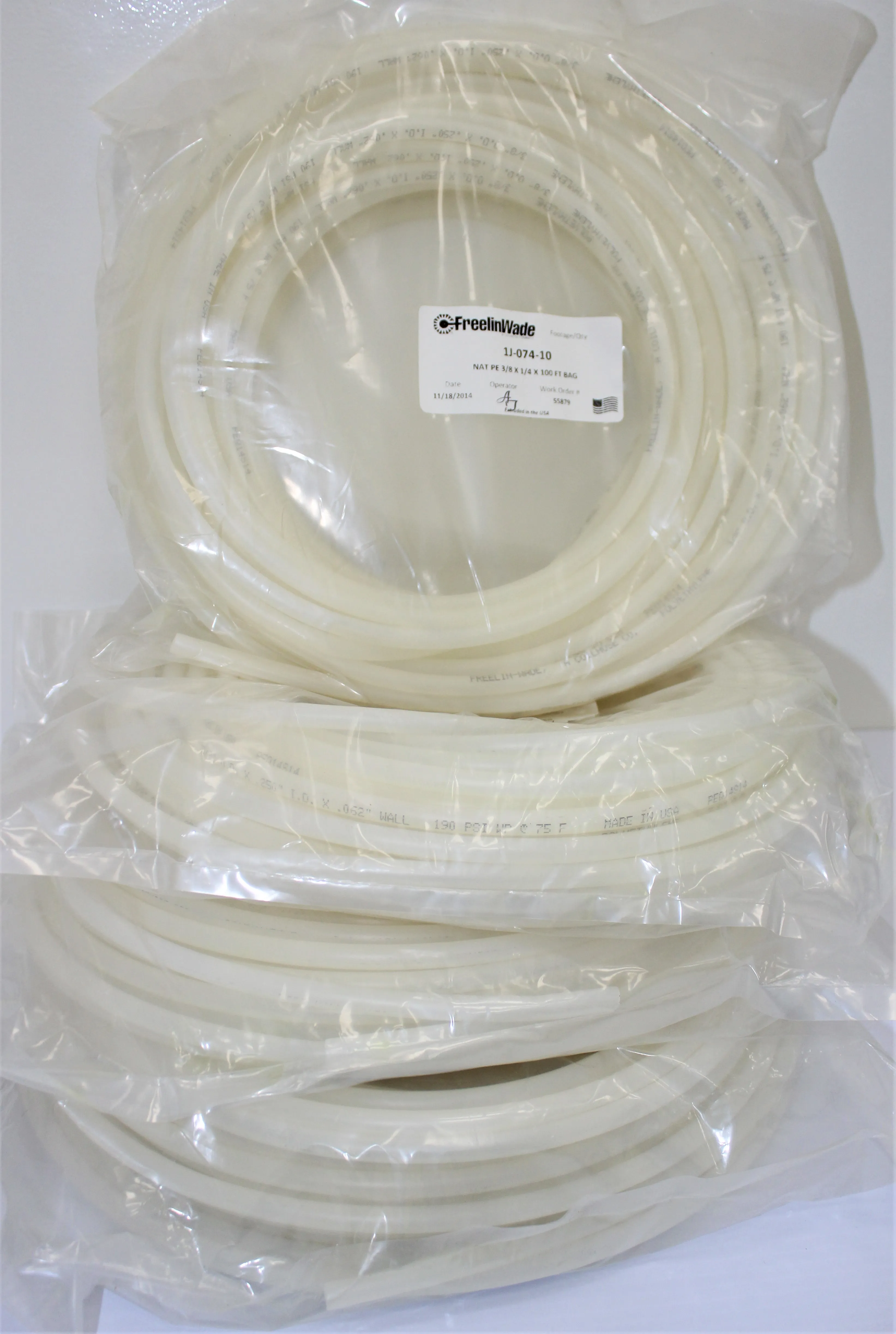 Miscellaneous Box with Tubing FreelinWade 1J-074-10 and Hoses Valuflex/alphaBIO