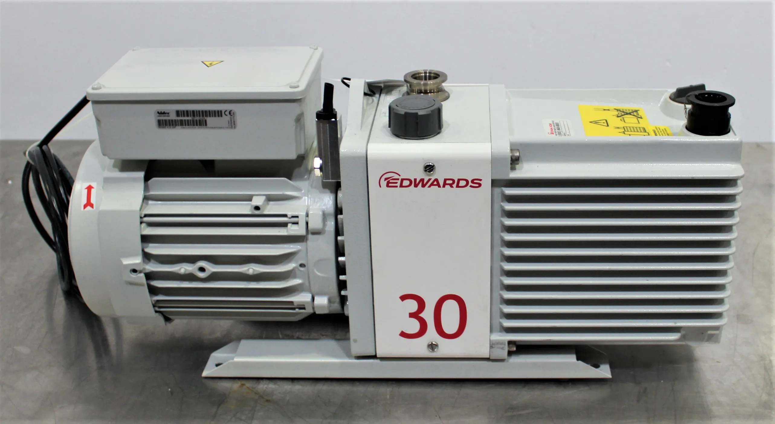 Edwards E2M30 Dual-Mode High Vacuum and High Throughput Vacuum Pump RV3 220V 60Hz with Gas Ballast Control